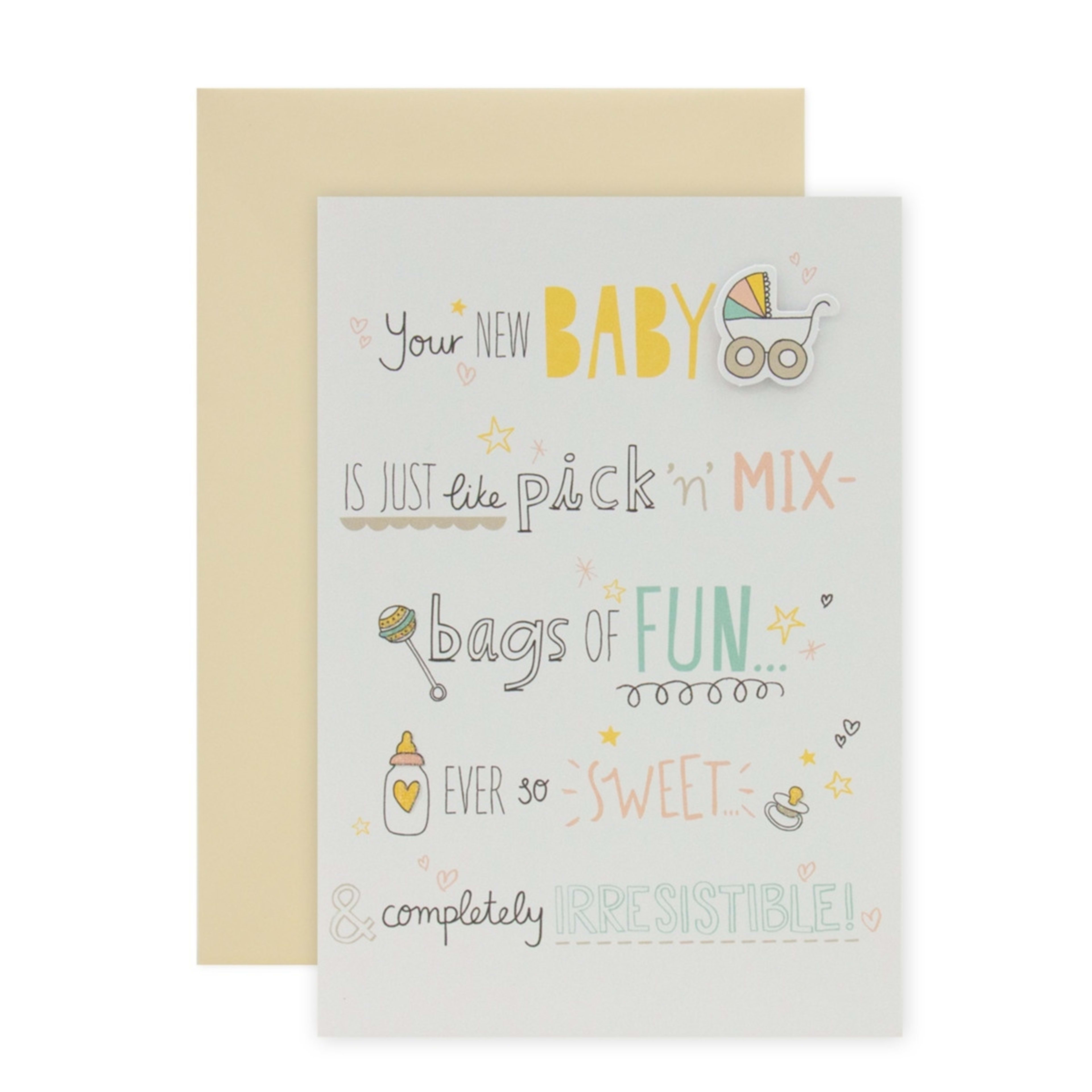 1 Connections from Hallmark New Baby Card - Pick 'n' Mix