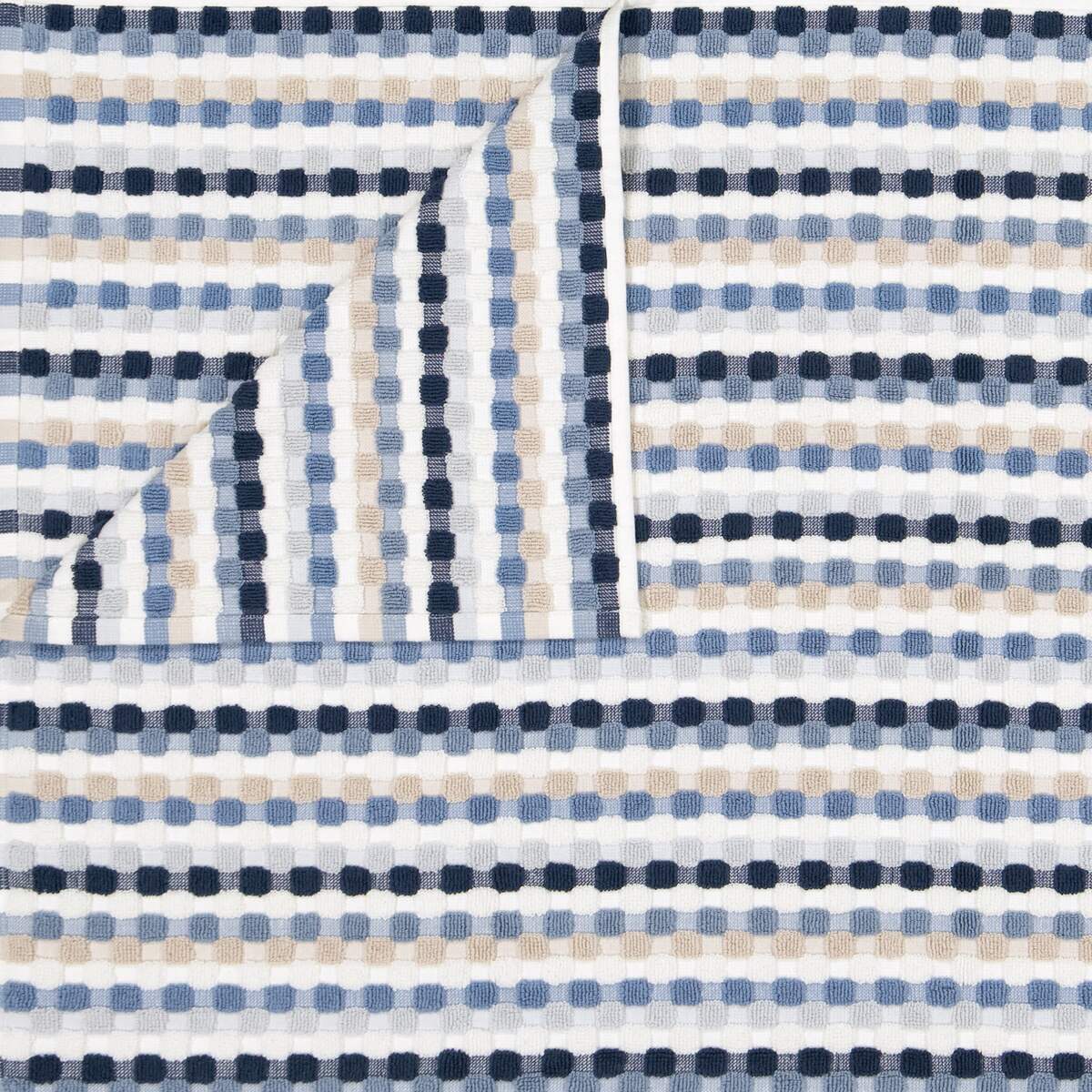 Blue Popcorn Cotton Bath Towel - Kmart