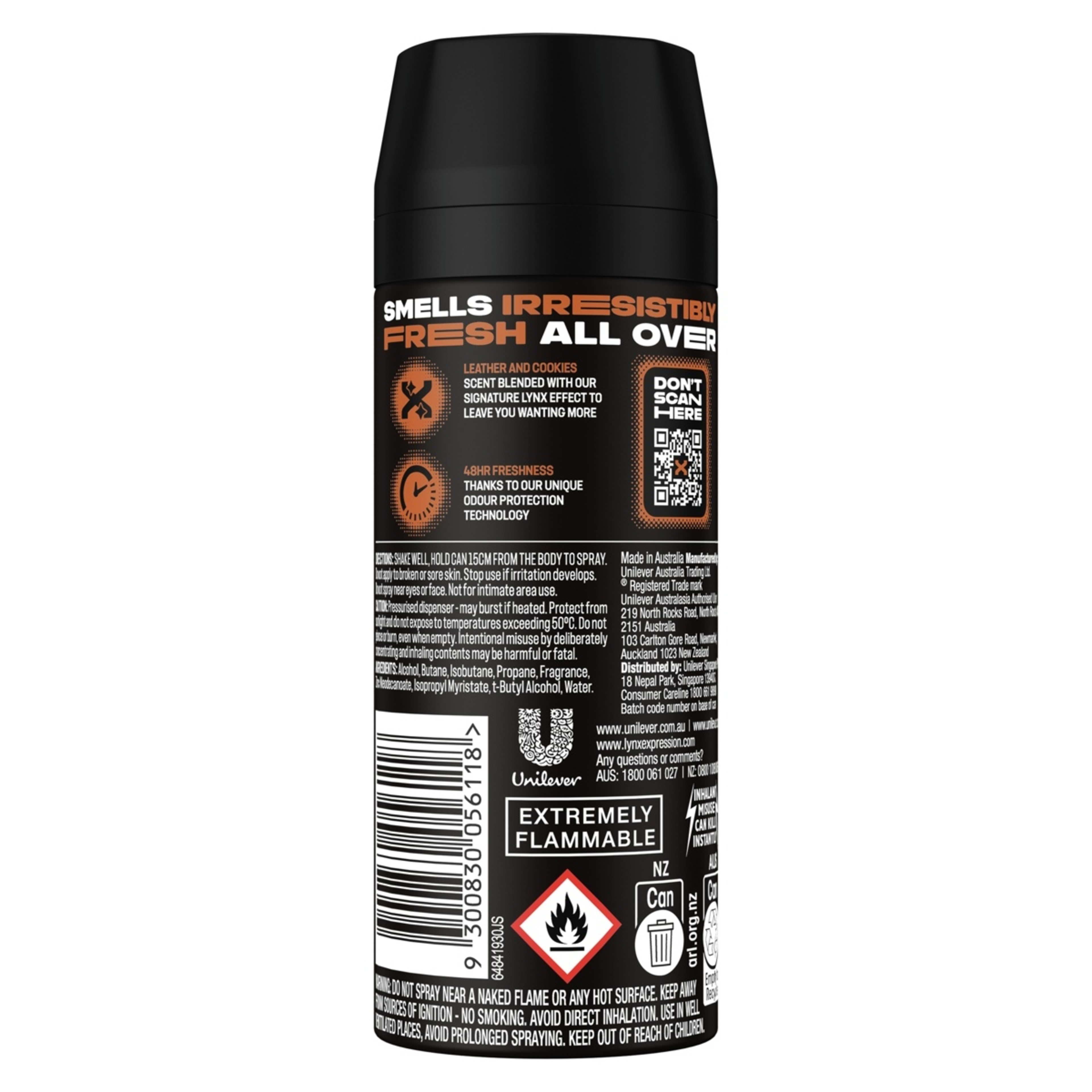 2 LYNX Collision Leather and Cookies Deodorant Bodyspray, 2 of 7