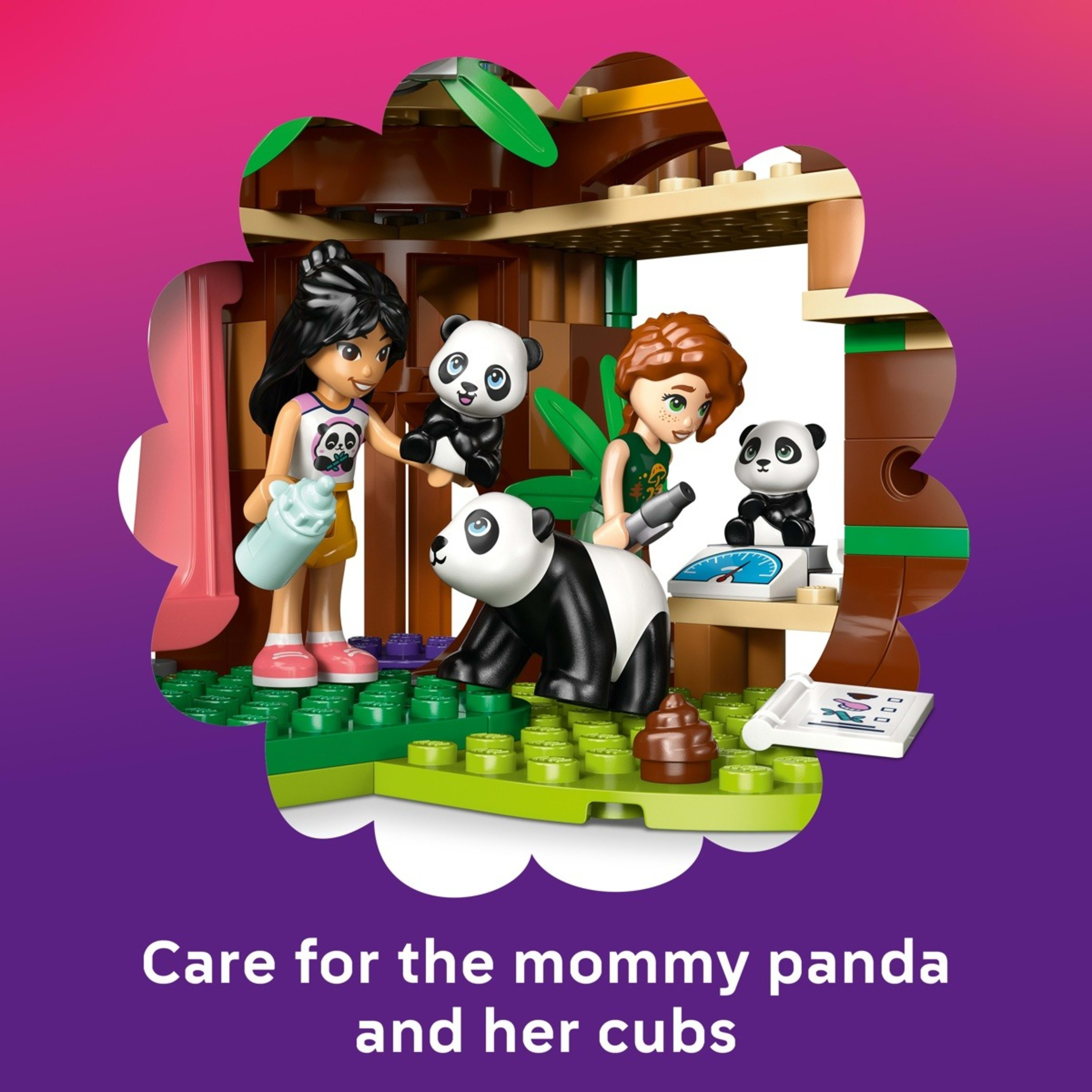 6 LEGO Friends Panda Sanctuary Animal Care 42648, 6 of 11