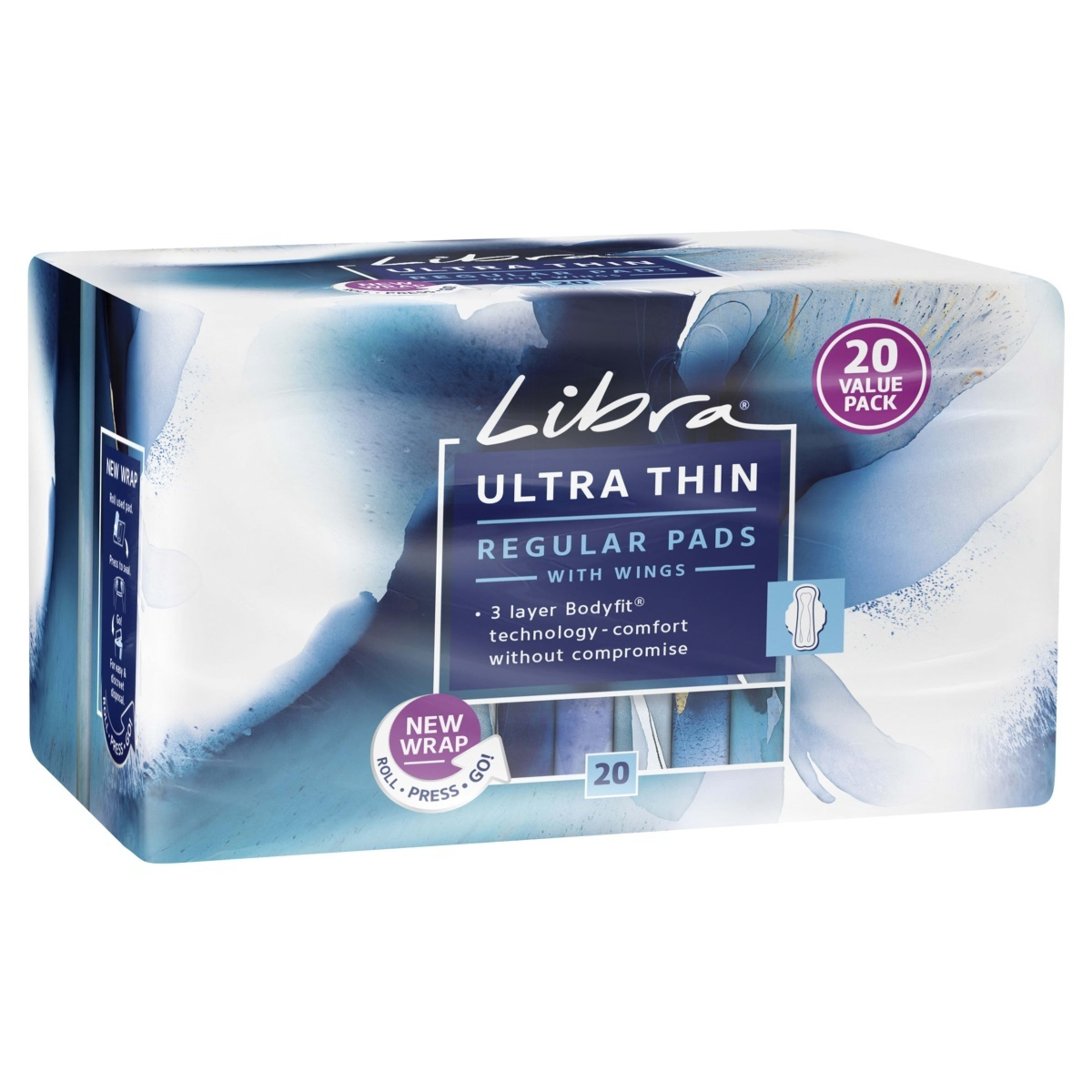 1 Libra 20 Pack Ultra Thin Regular Pads