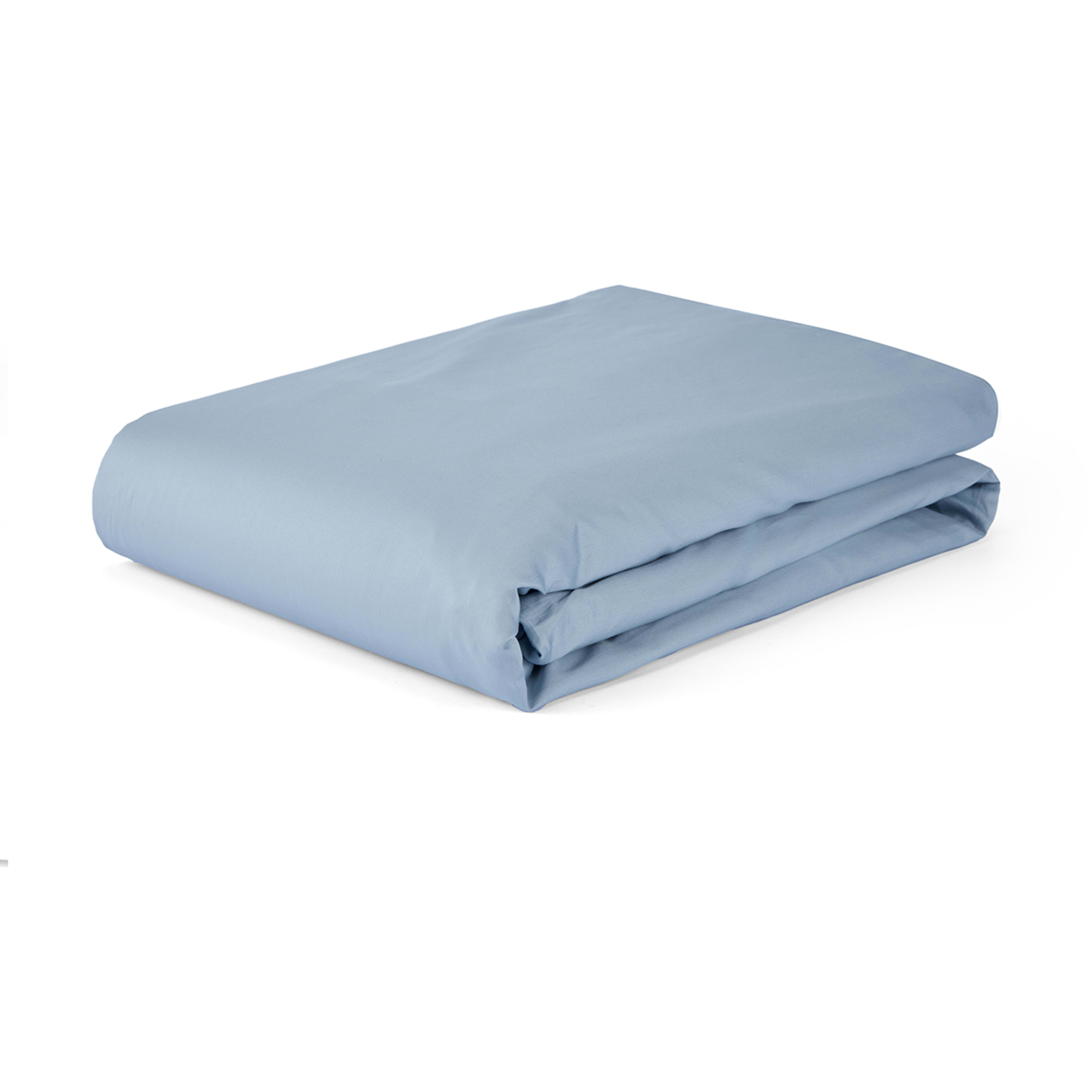 500 Thread Count Australian Grown Cotton Fitted Sheet King Bed, Blue