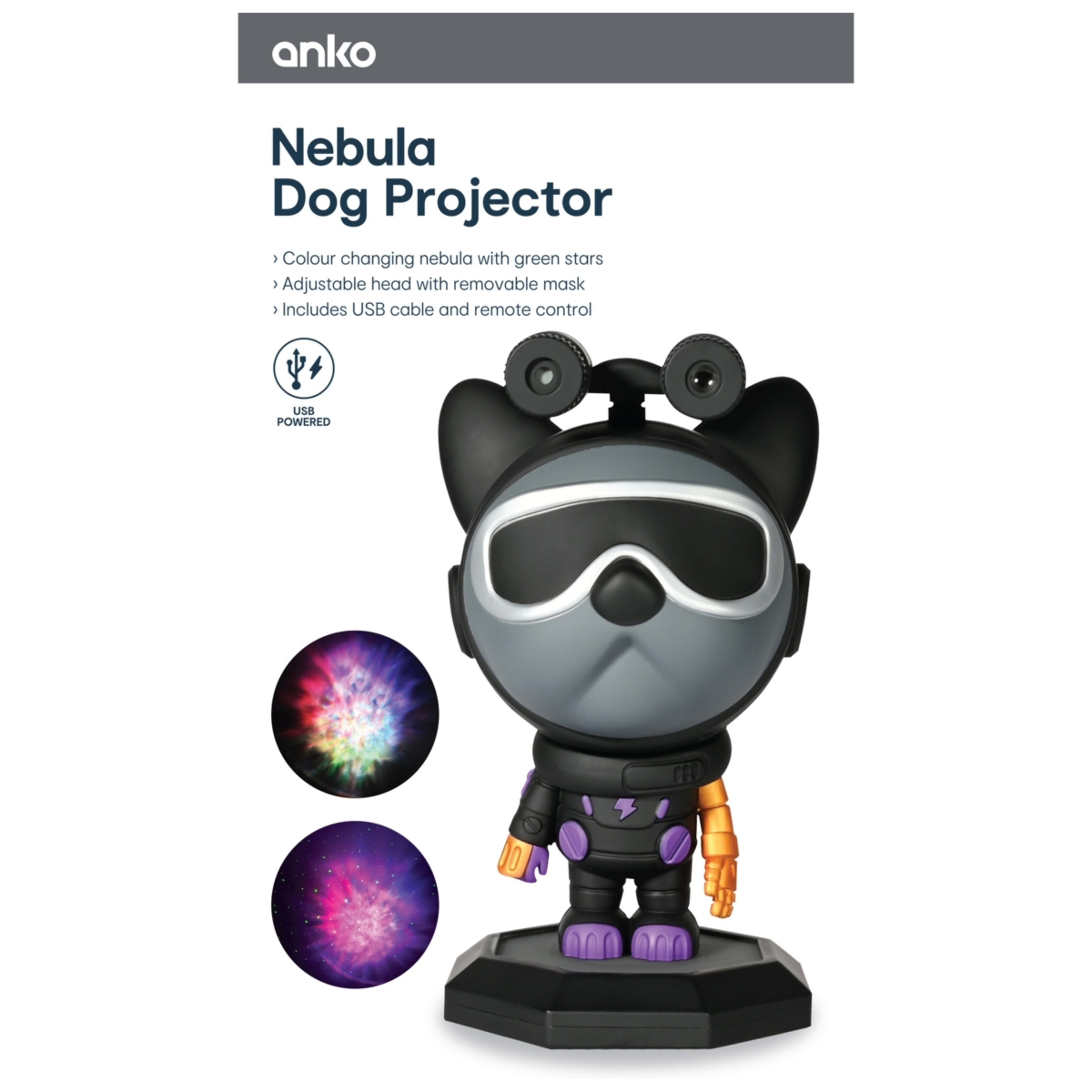 Nebula Dog Projector with Stars Kmart