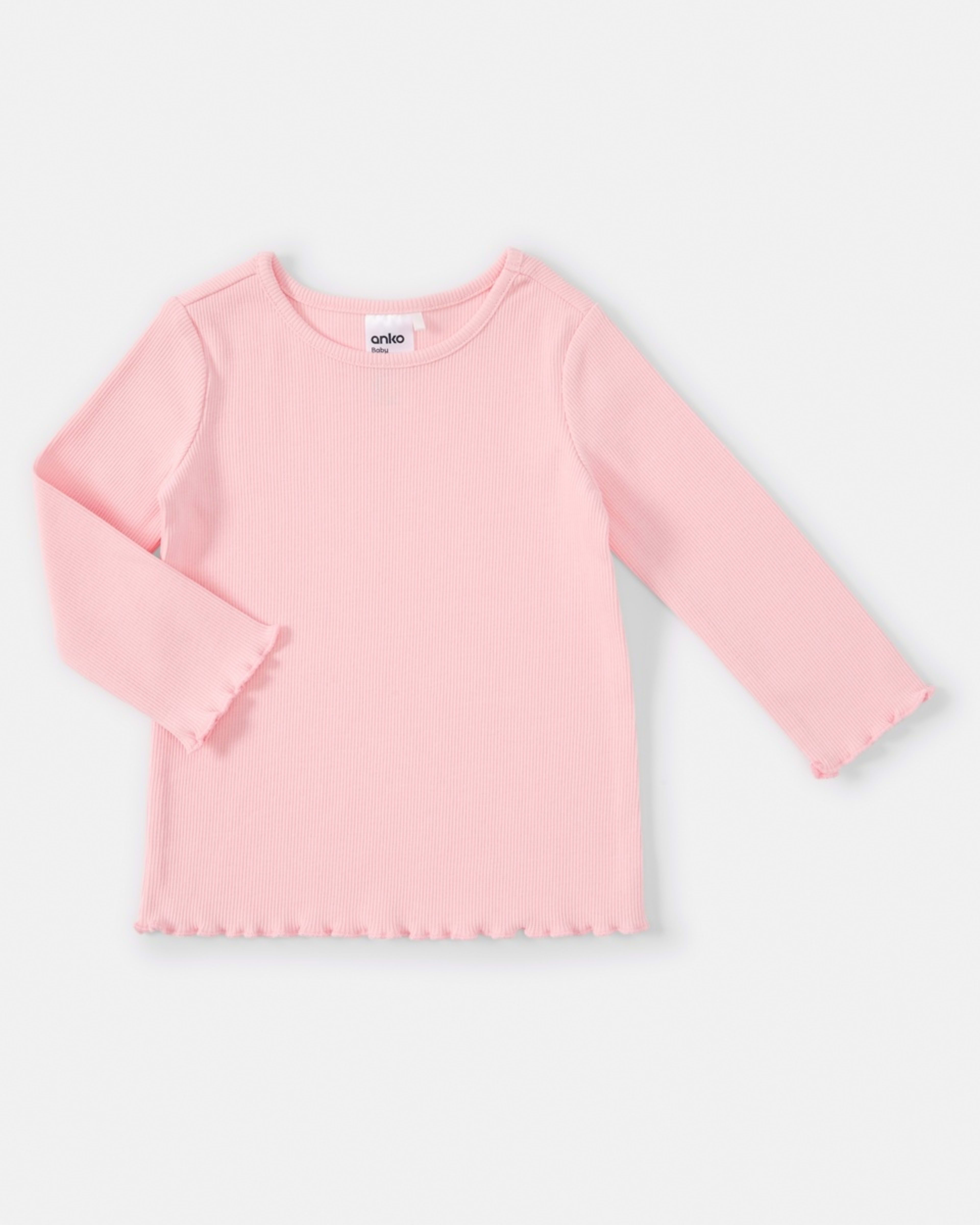 4 3 Pack Long Sleeve Ribbed T-shirt DITSY FLORAL, 4 of 8