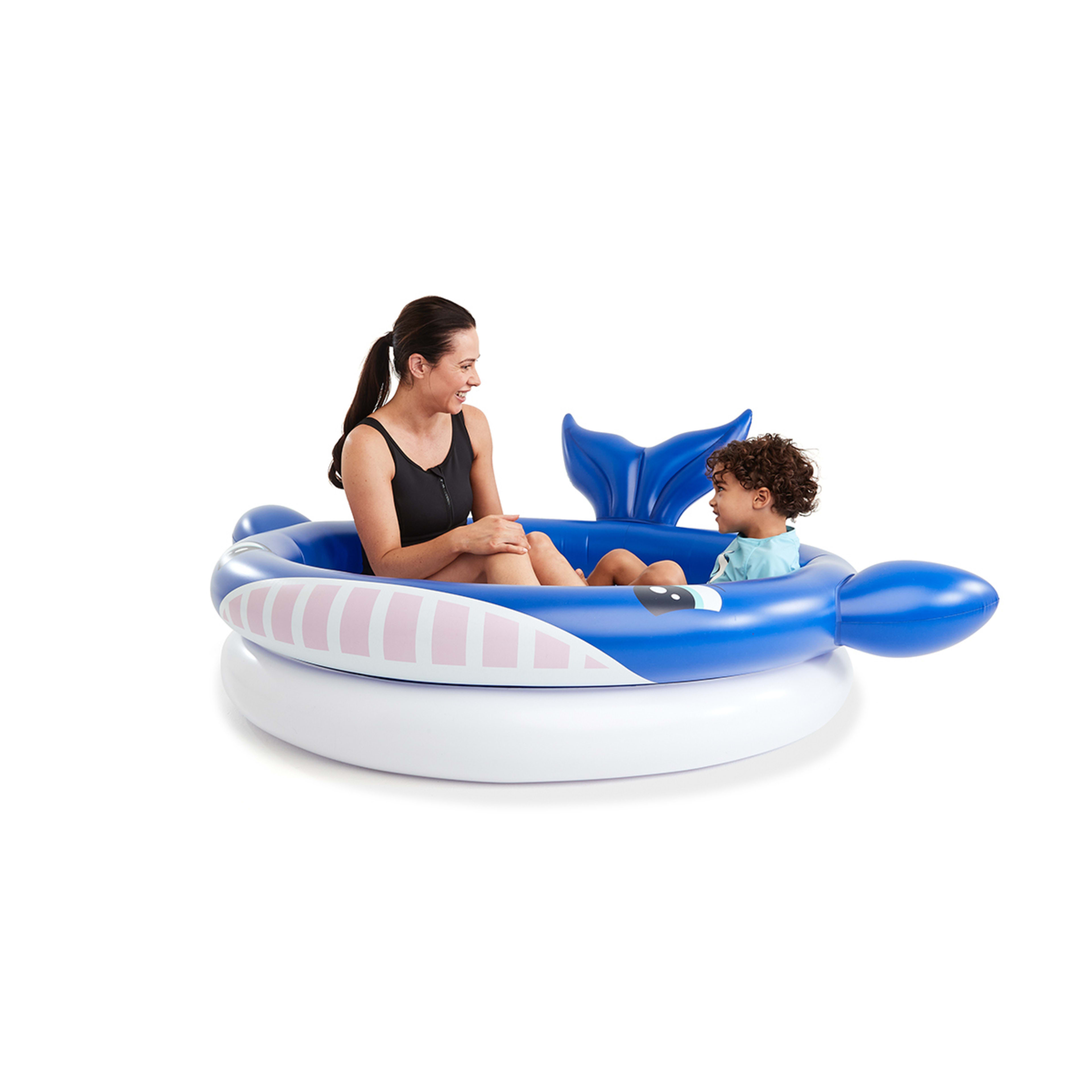 Inflatable 2 Ring Pool Whale Kmart