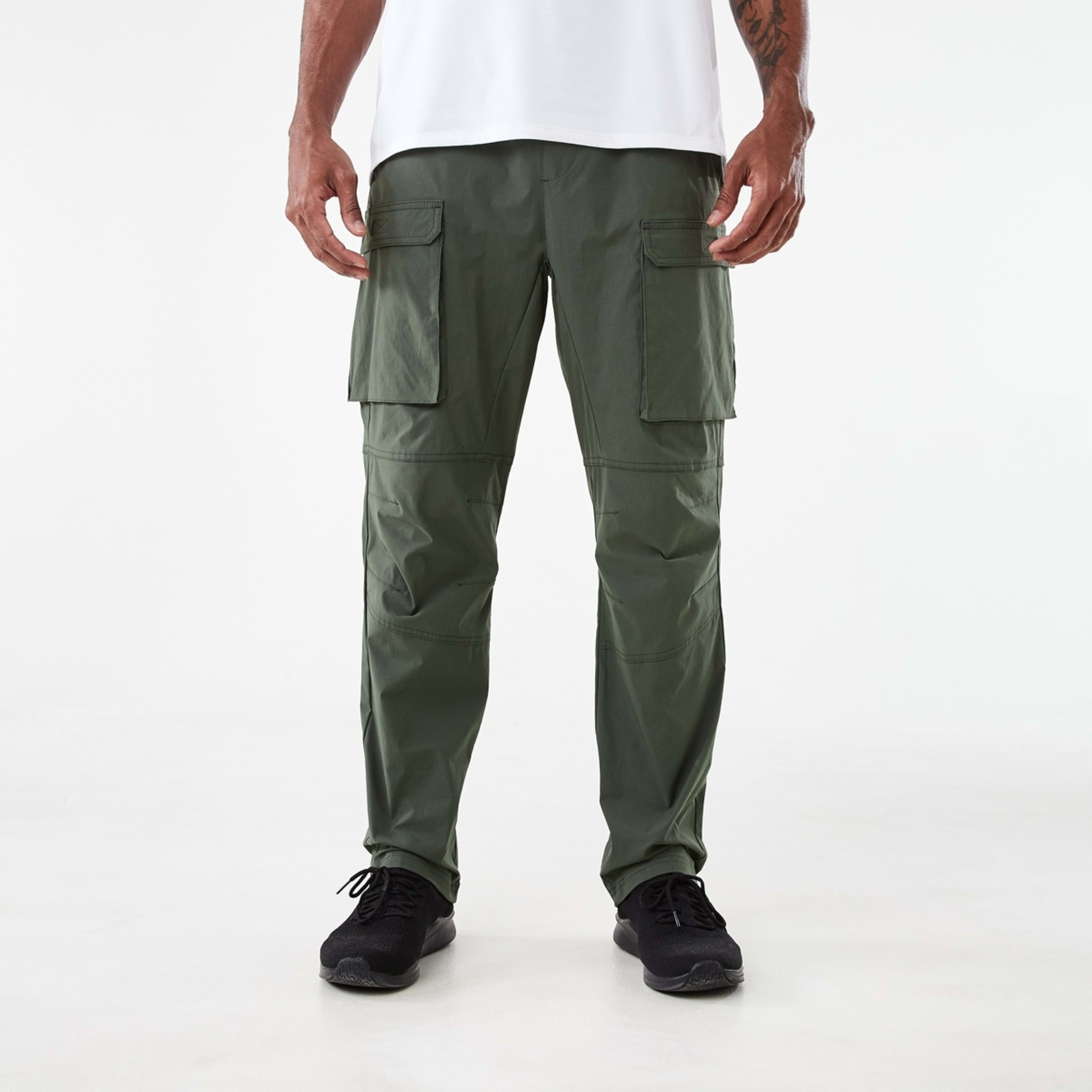 1 Active Mens Woven Cargo Pants Deepest Green, 1 of 6