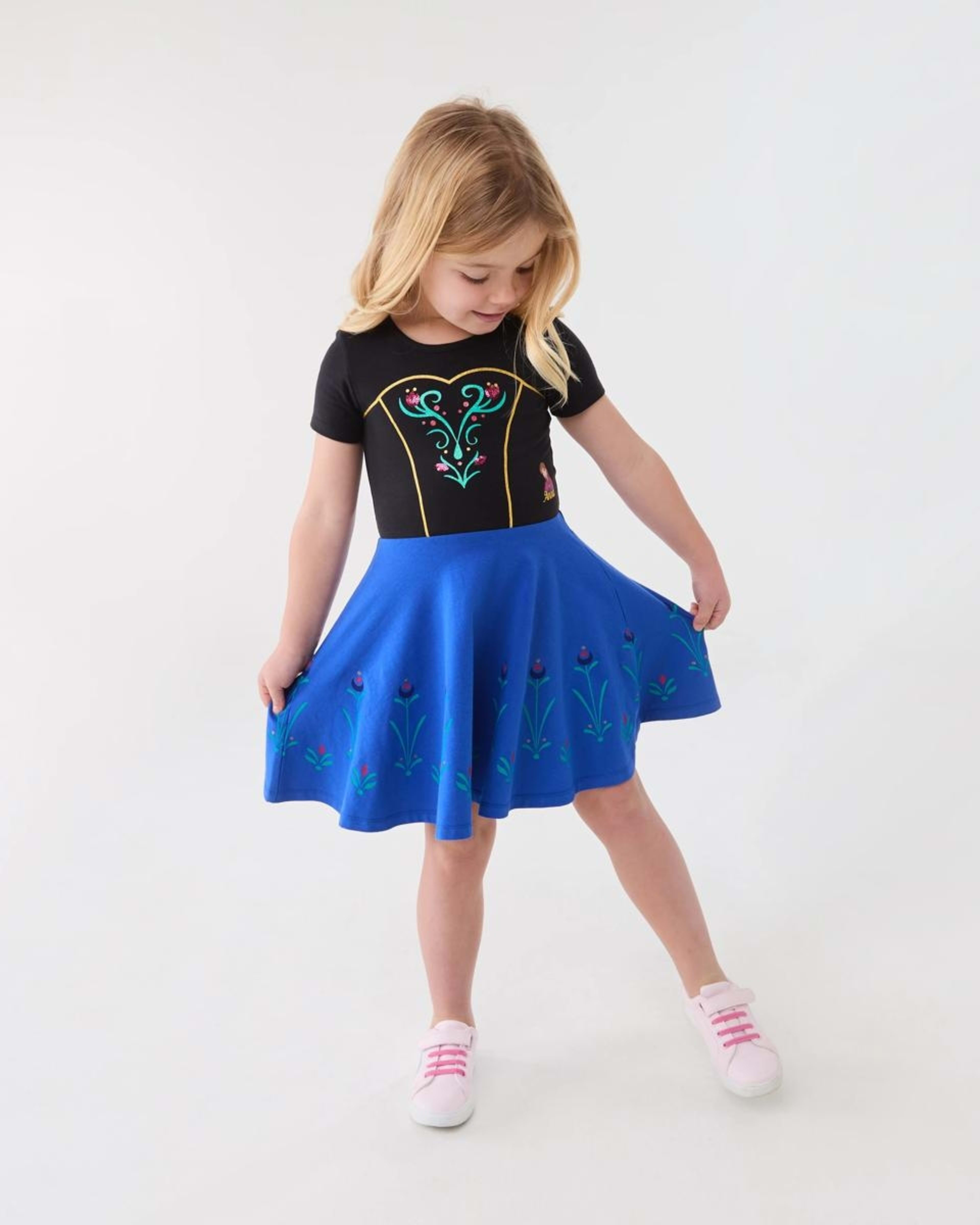 6 Frozen License Elsa Dress ANNA SKATER DRESS, 6 of 7