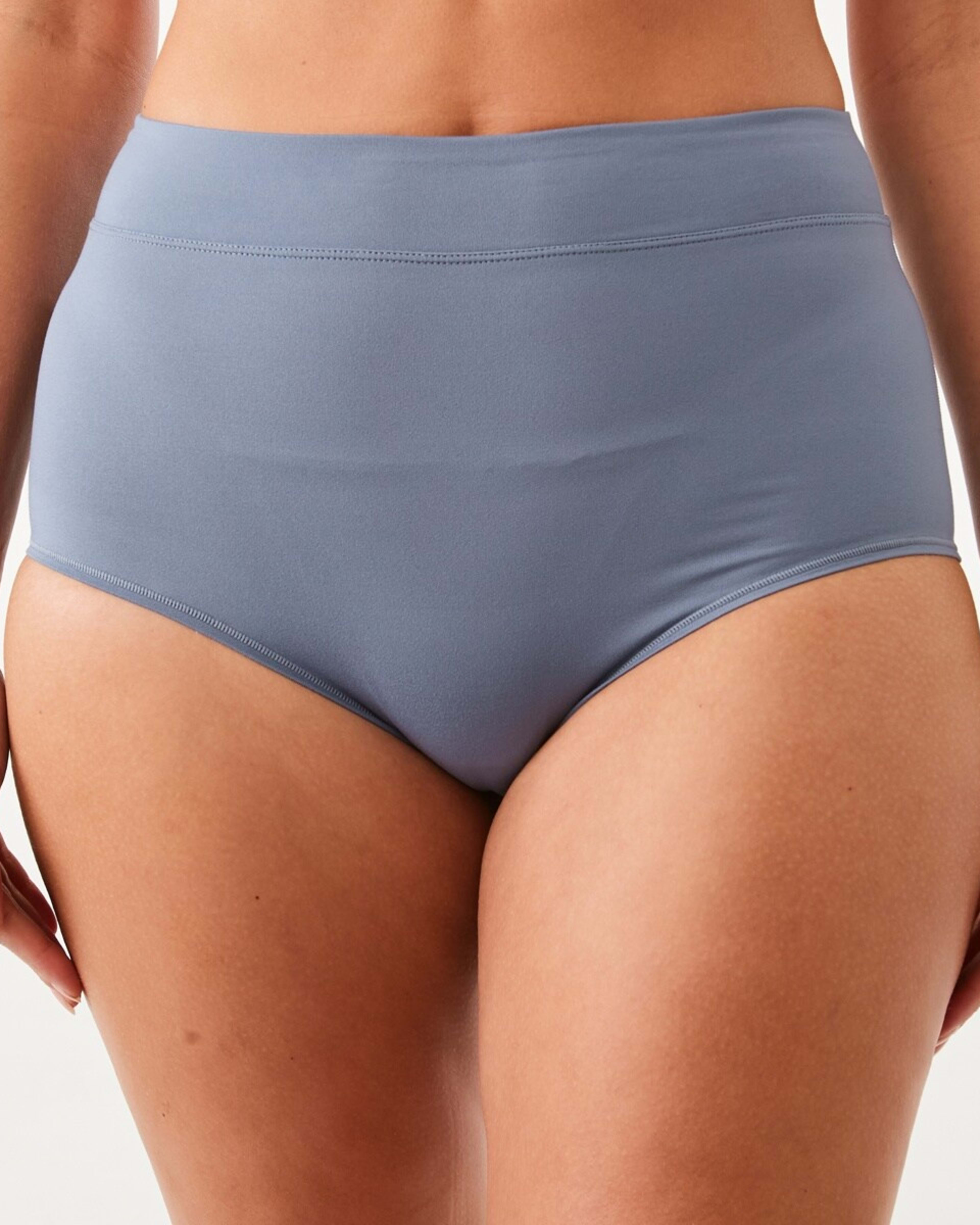 4 3 Pack Ultra Soft Full Briefs HALOGEN BLUE, STEEL GREY, CHOCOLATE FUDGE, 4 of 8