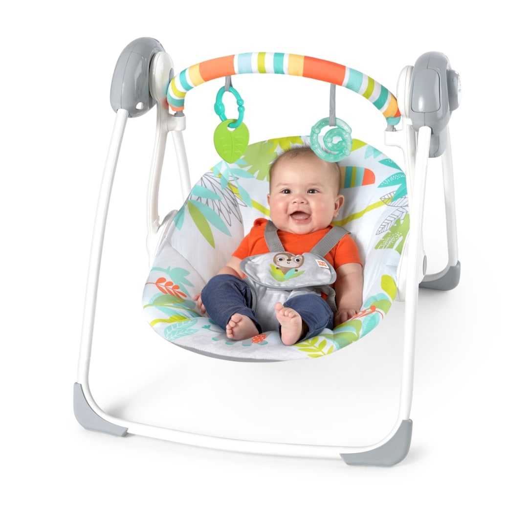 Bright Starts Rainforest Vibes Portable Swing - Kmart