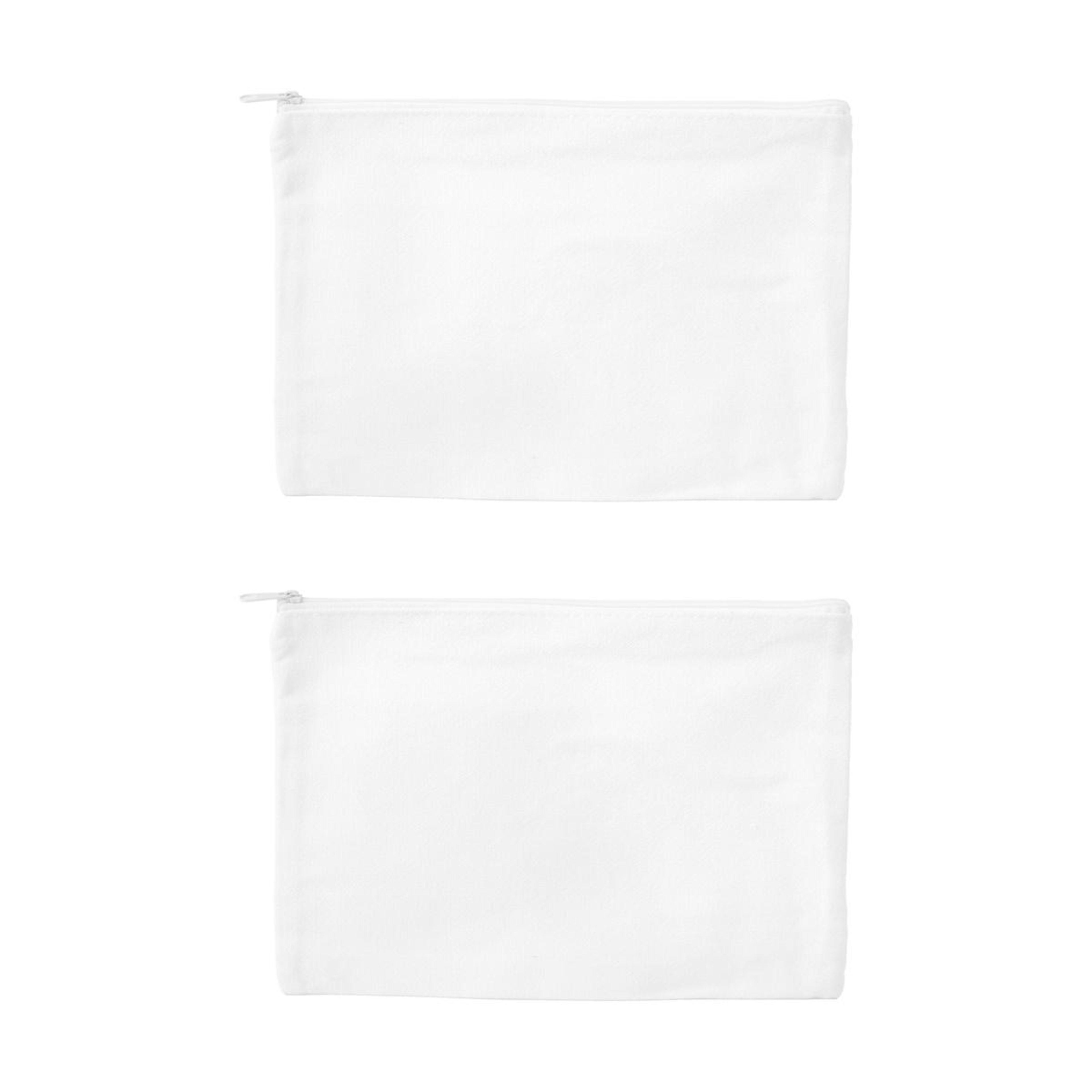 1 2 Pack Craft Polyester Zip Pouch