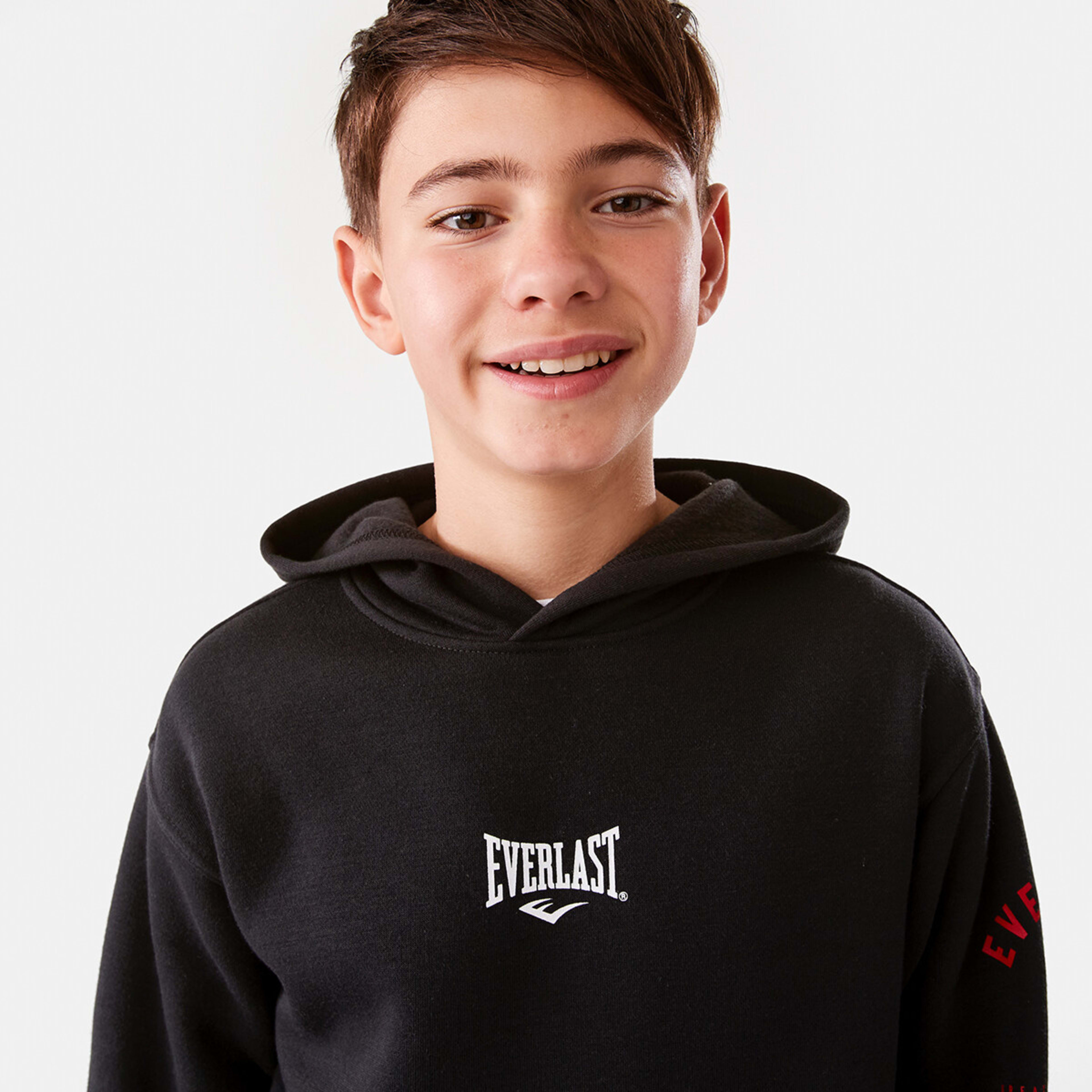 4 Everlast Kids Logo Hoodie Wash Black, 4 of 10