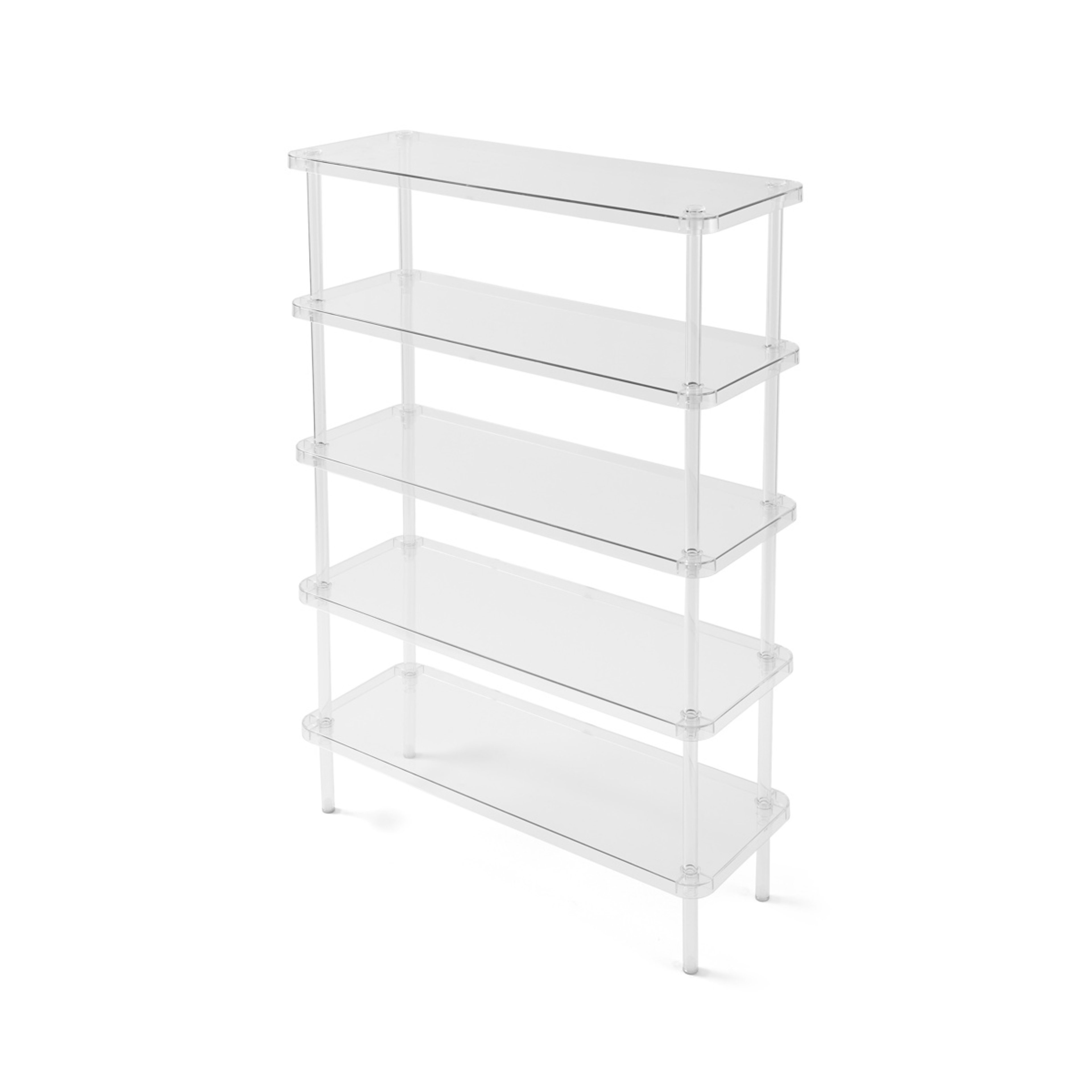 3 5 Tier Clear Shoe Rack - Clear, 3 of 7