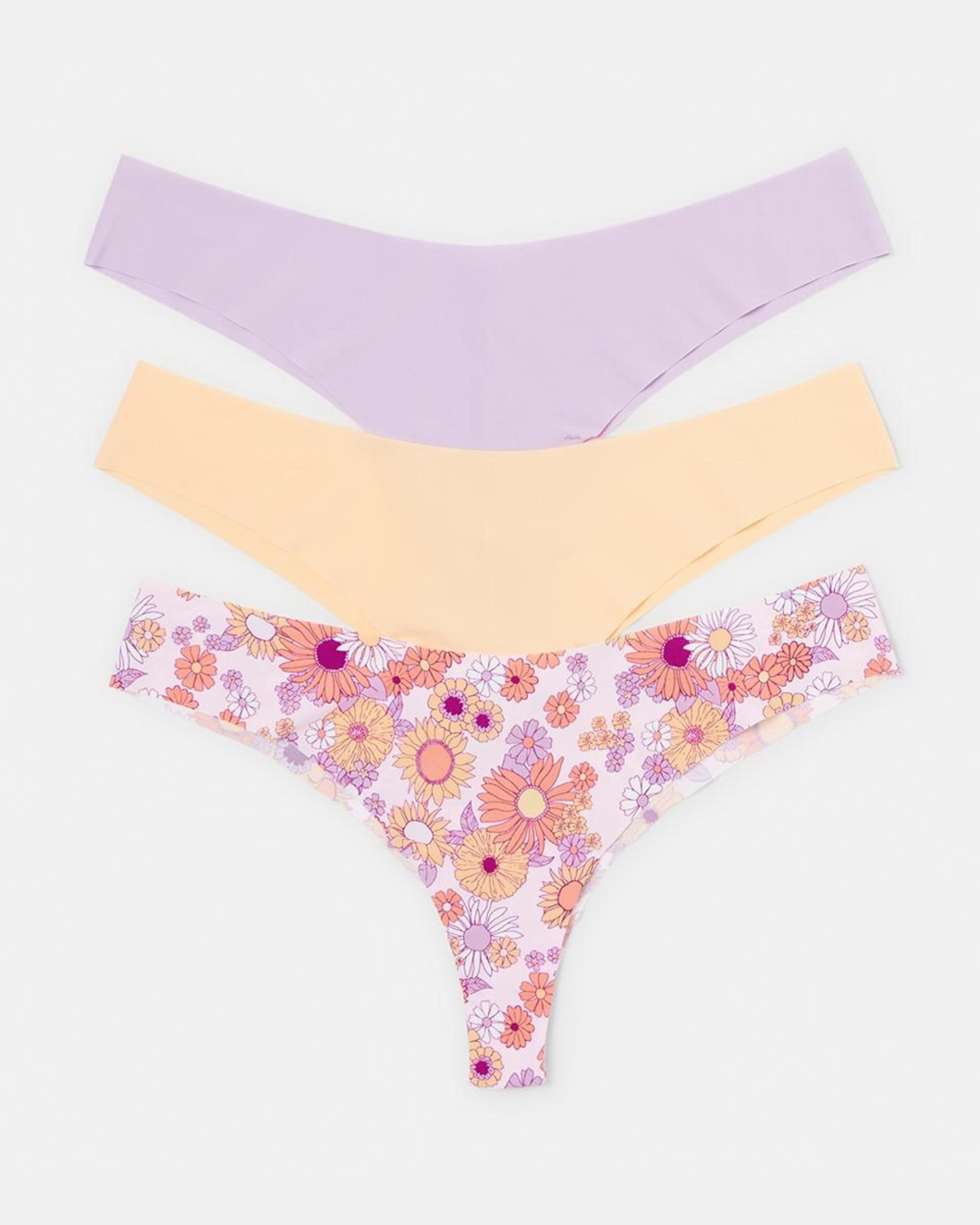 3 Pack No Show GString Briefs Kmart NZ