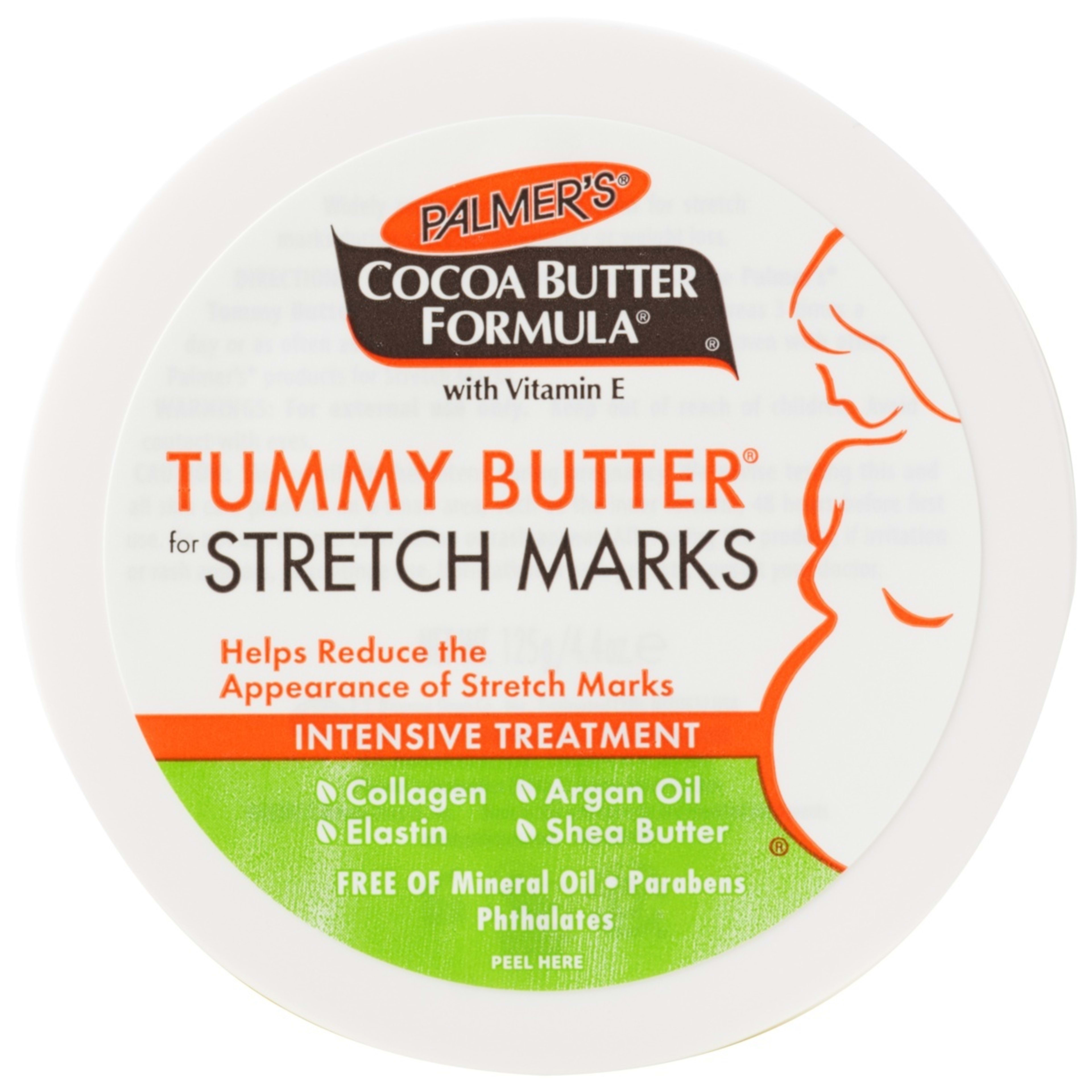 2 Palmer's Cocoa Butter Tummy Butter for Stretch Marks 125g - Collagen, Elastin, Argan Oil & Shea Butter, 2 of 6