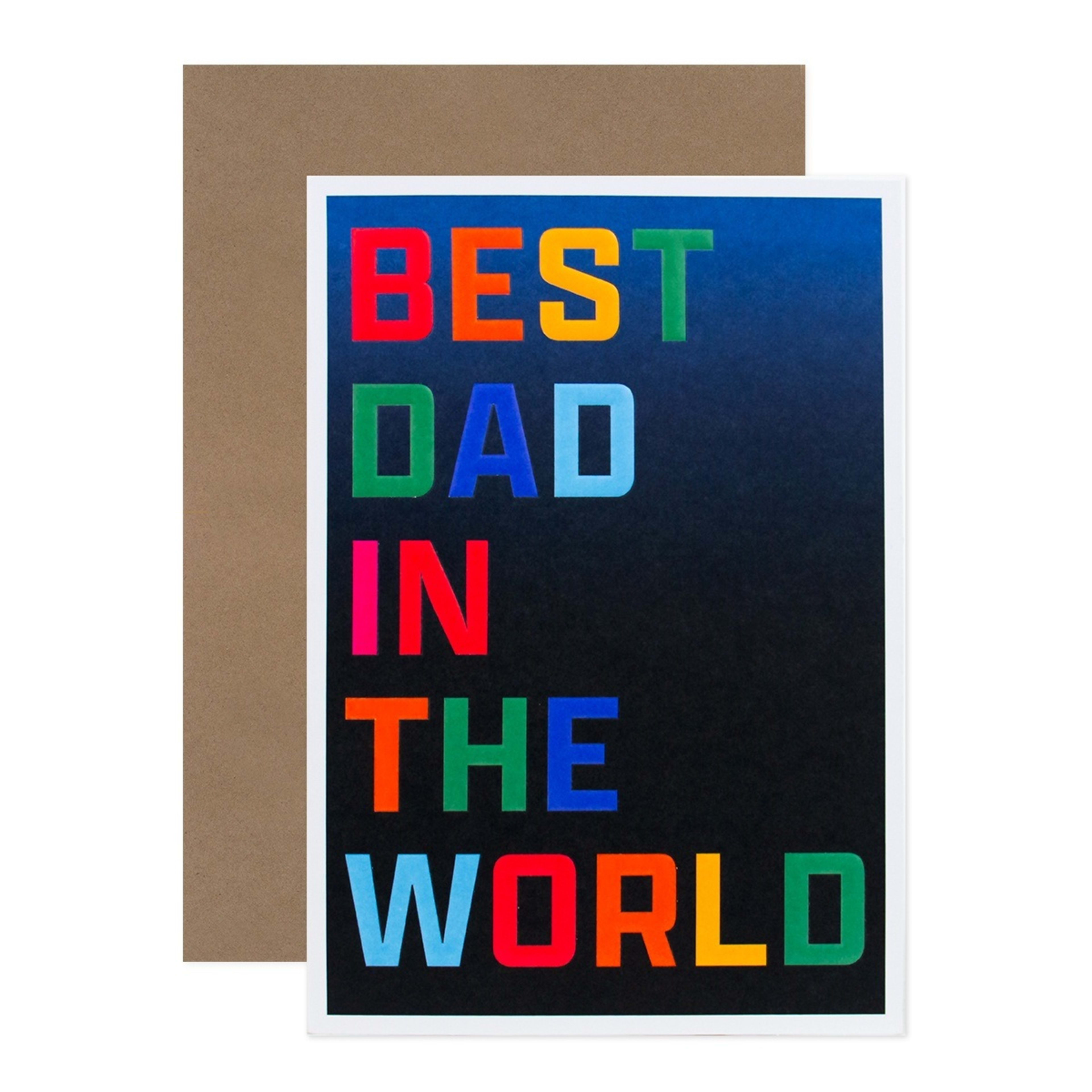 1 Hallmark Greeting Card For Dad - Best In The World