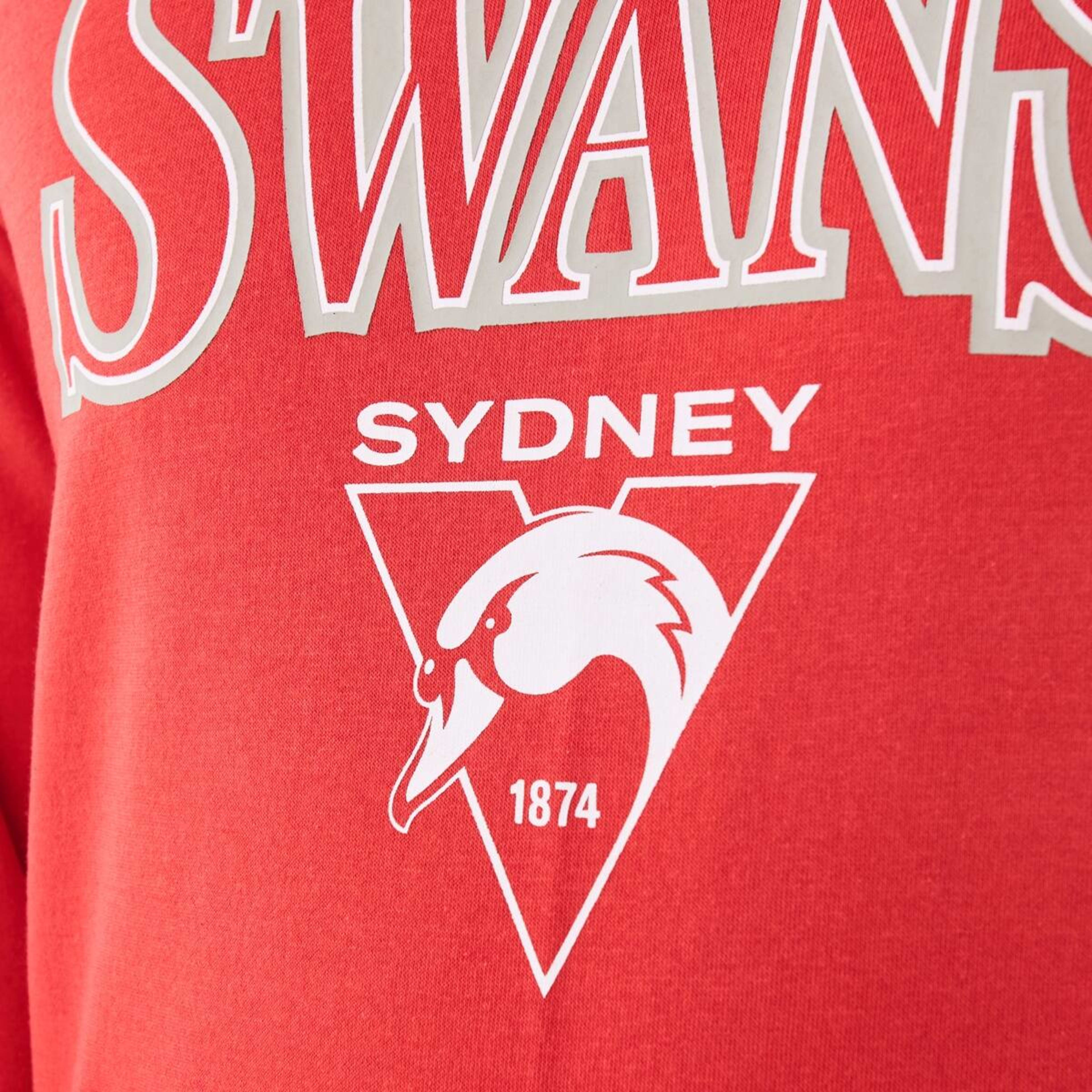 6 AFL Adult Hoodie Swans, 6 of 7