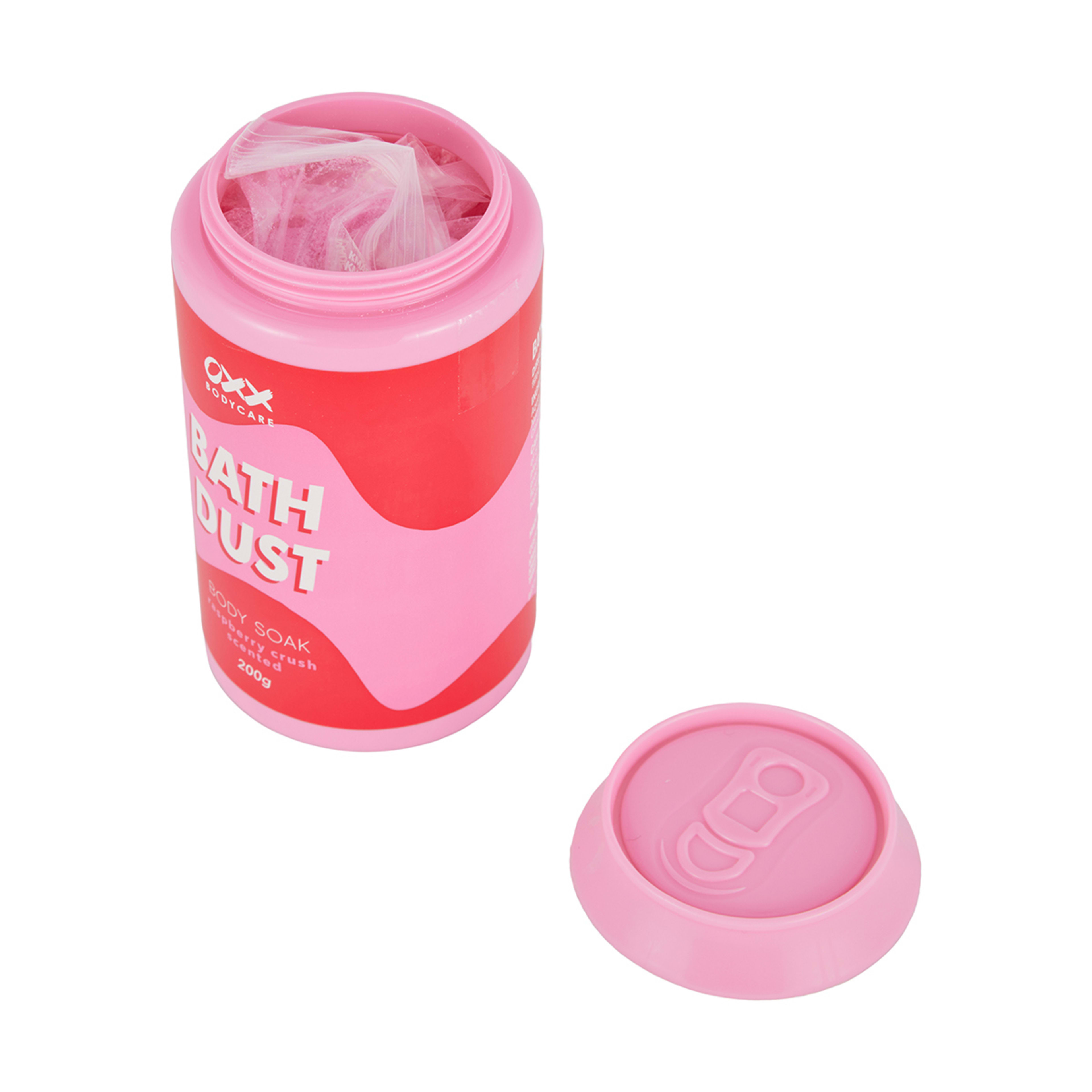 4 OXX Bodycare Body Soak Bath Dust 200g - Raspberry Crush Scented, 4 of 5