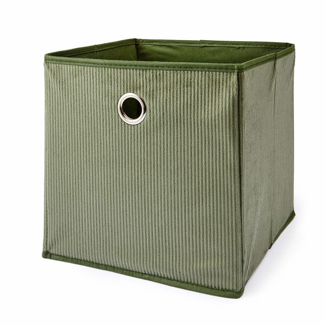 Collapsible Storage Cube Green Kmart