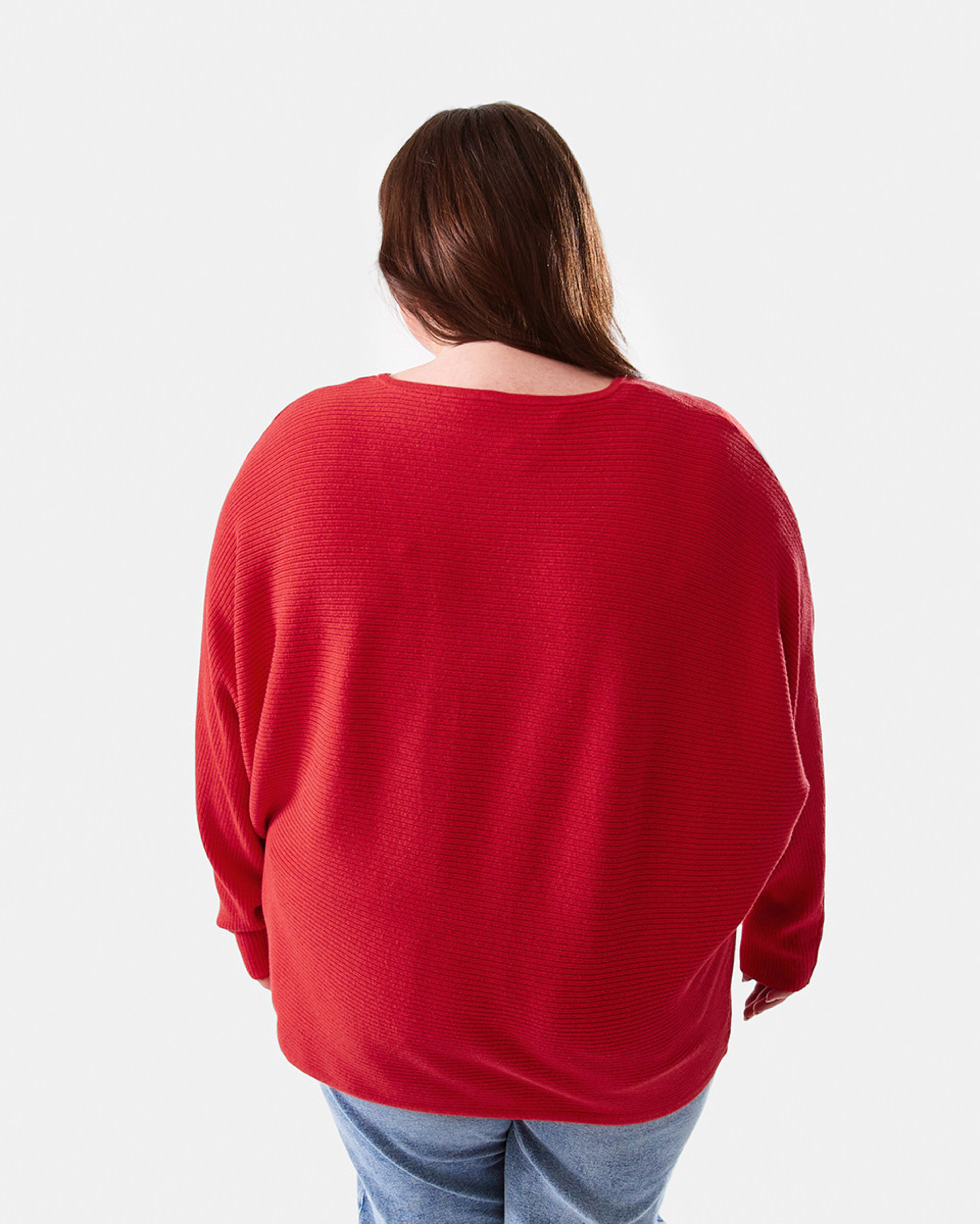 Curve Long Sleeve Batwing Jumper Kmart
