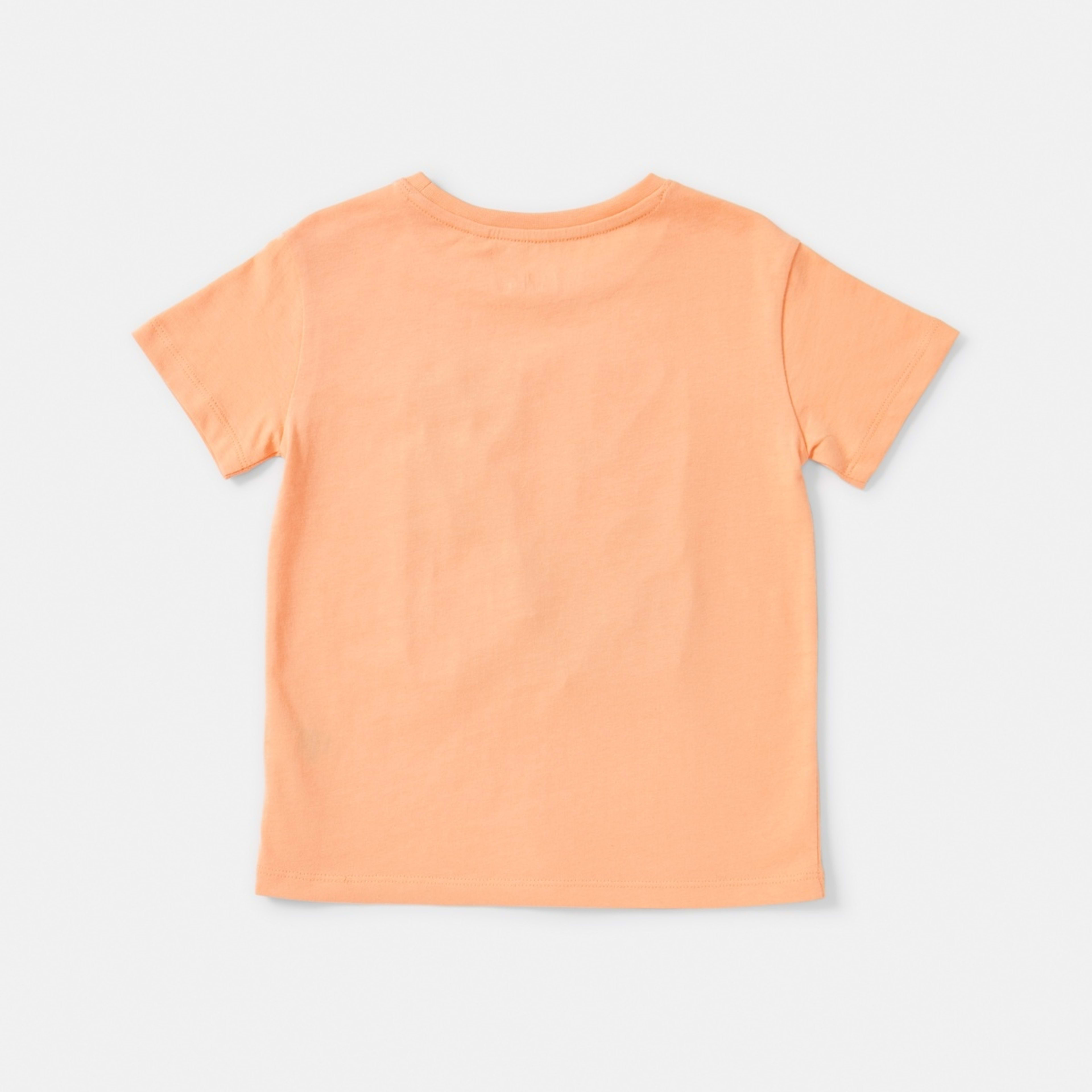 8 Short Sleeve Placement Print T-shirt Org Flower, 8 of 9