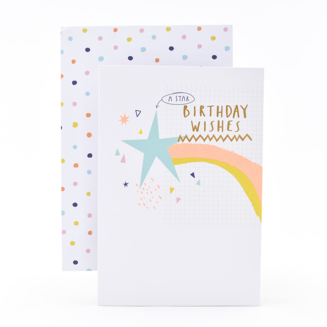 Hallmark Birthday Card Shooting Star Kmart