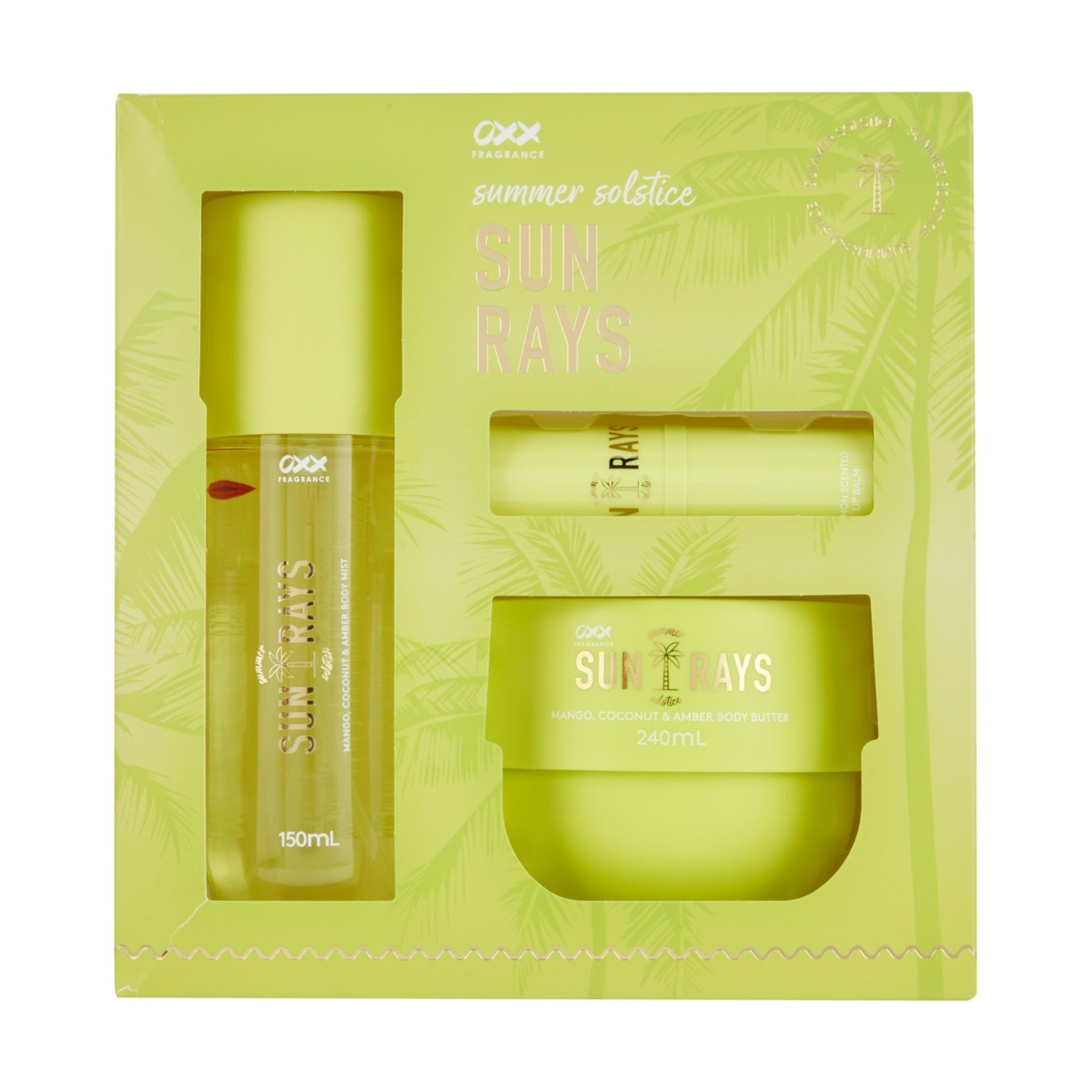 1 OXX Fragrance Sun Rays Summer Solstice Gift Set