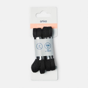 2 Pack Flat Laces - White