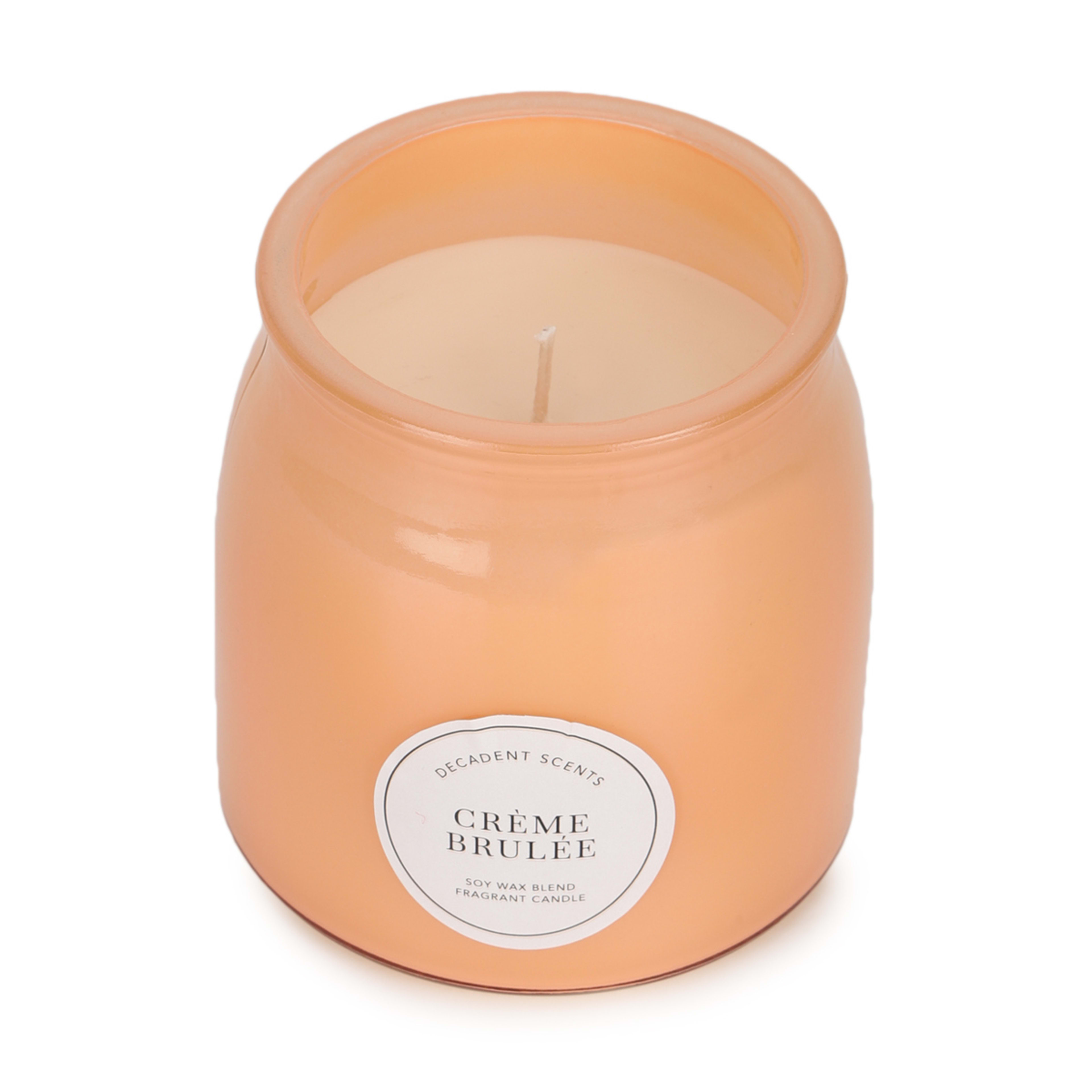 Creme Brulee Decadent Scents Soy Wax Blend Fragrant Candle Kmart NZ