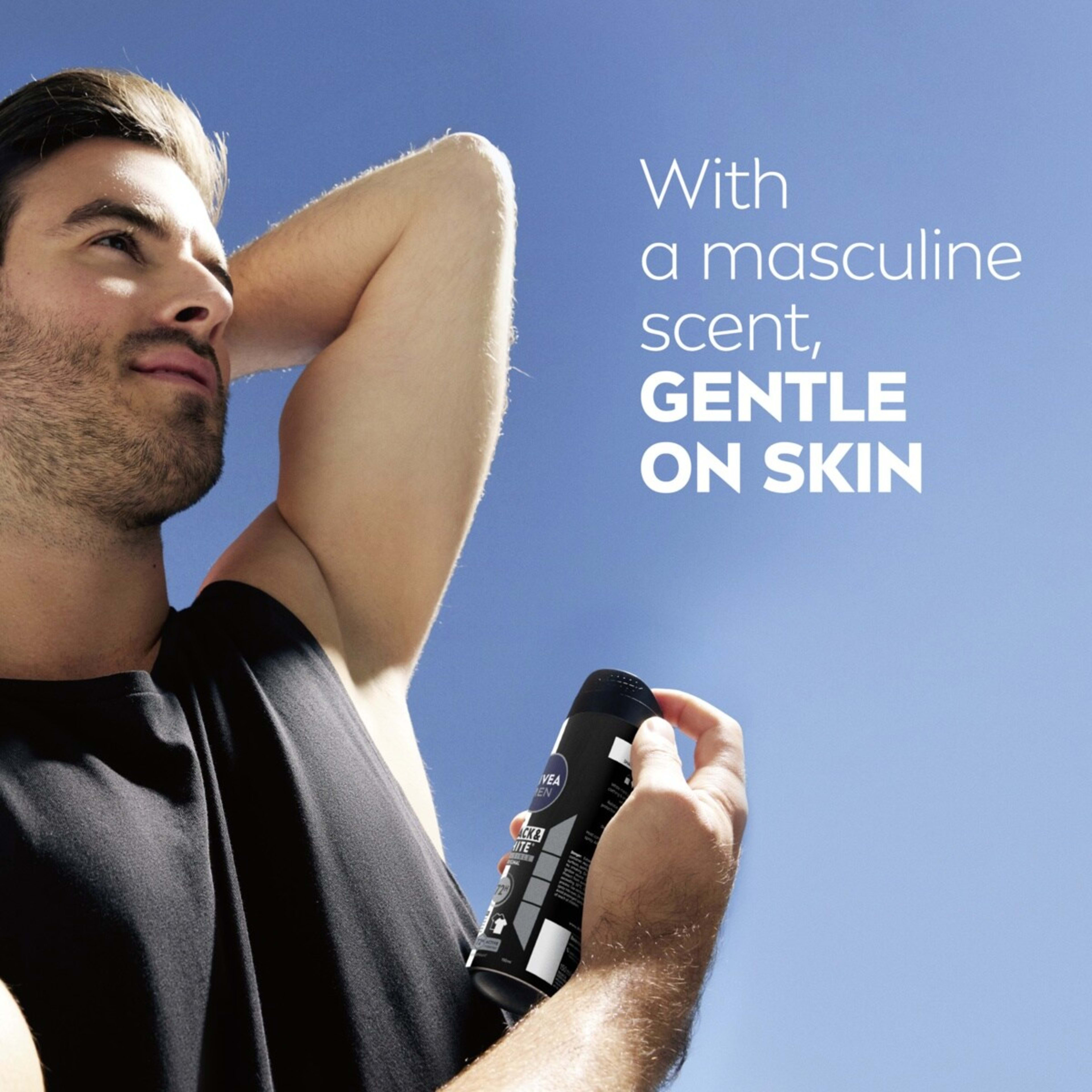 6 Nivea Men Black & White Invisible Original Anti-Perspirant Aerosol Deodorant 250ml, 6 of 7