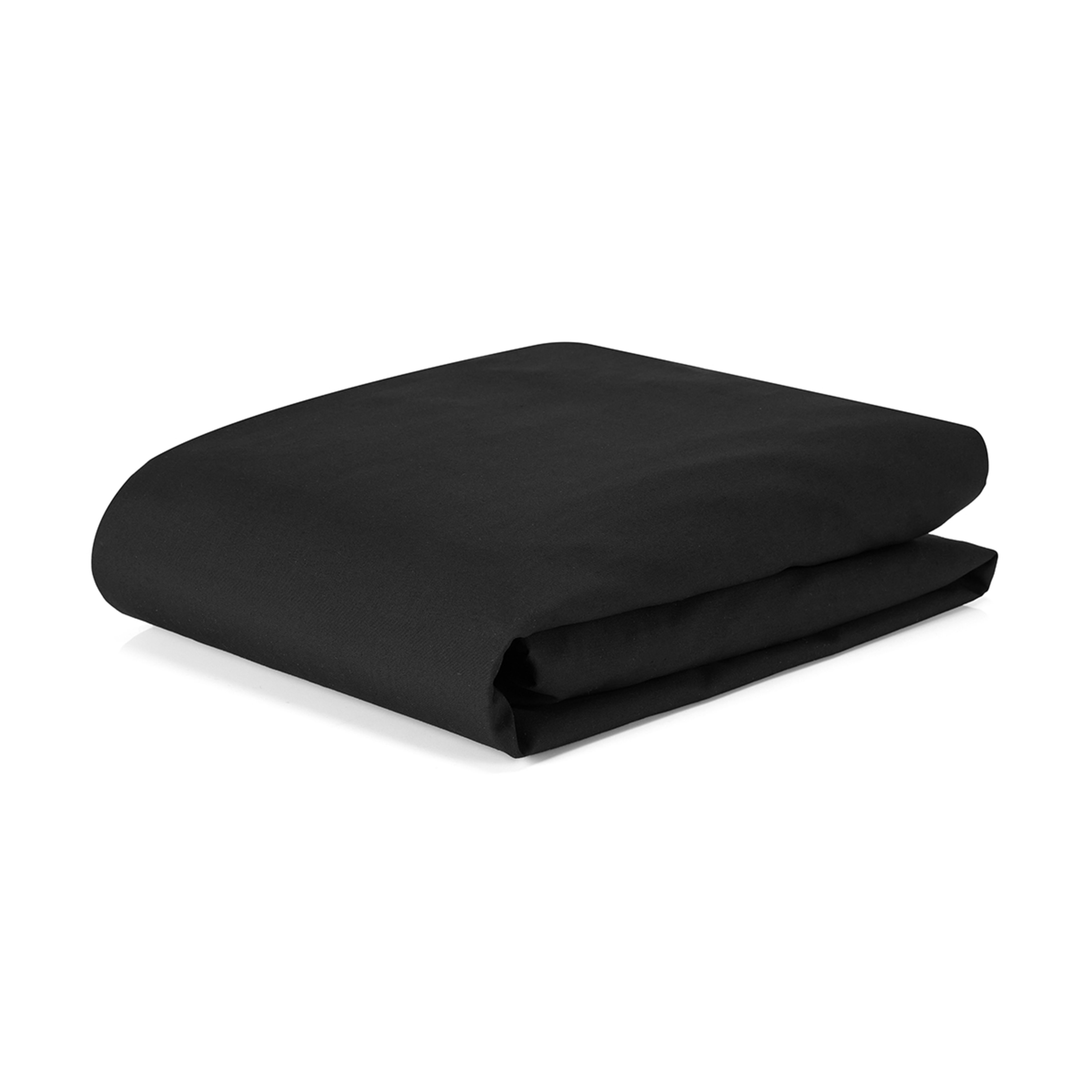 250 Thread Count Cotton Rich Fitted Sheet Single Bed, Black Kmart
