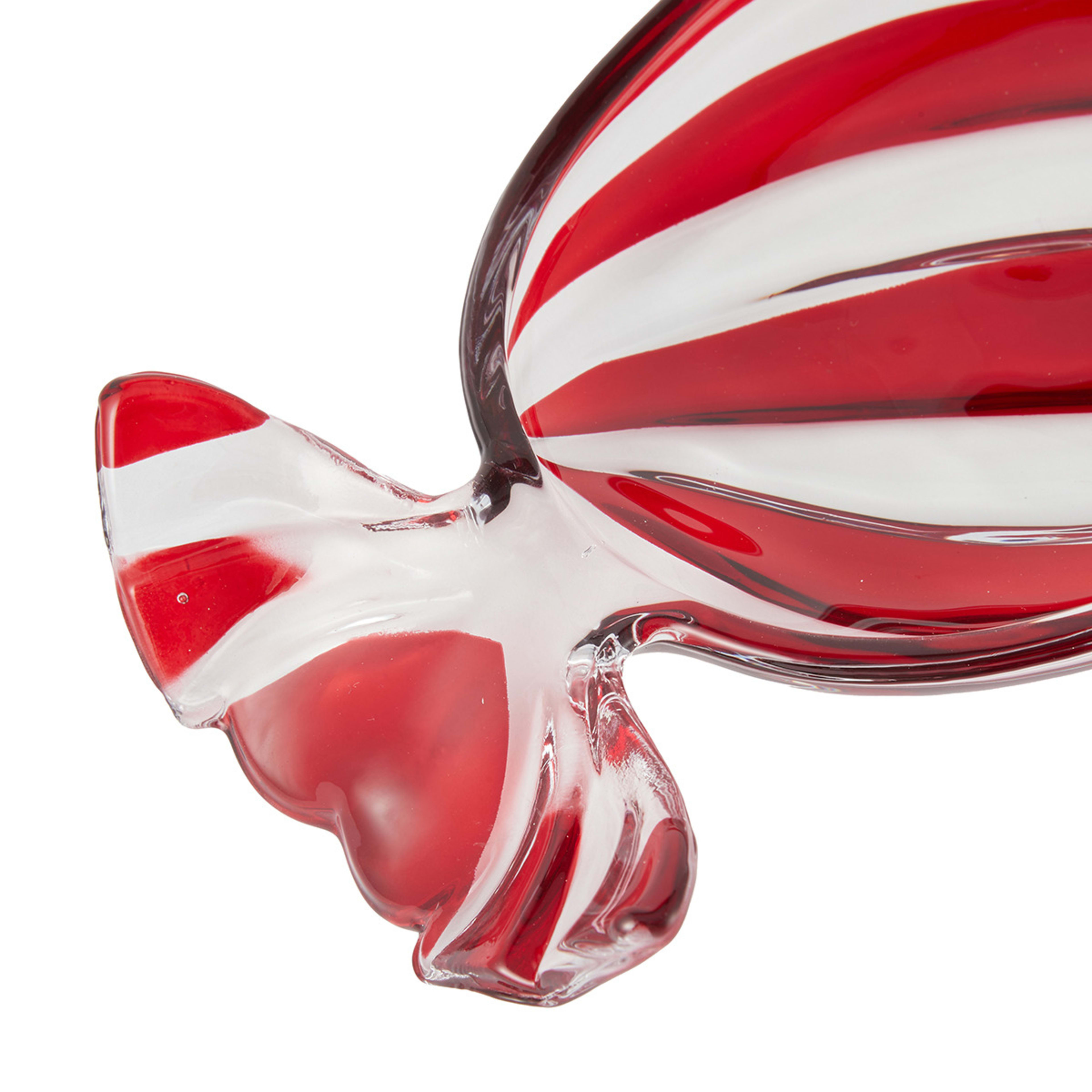 Red Lolly Glass Serving Dish Kmart