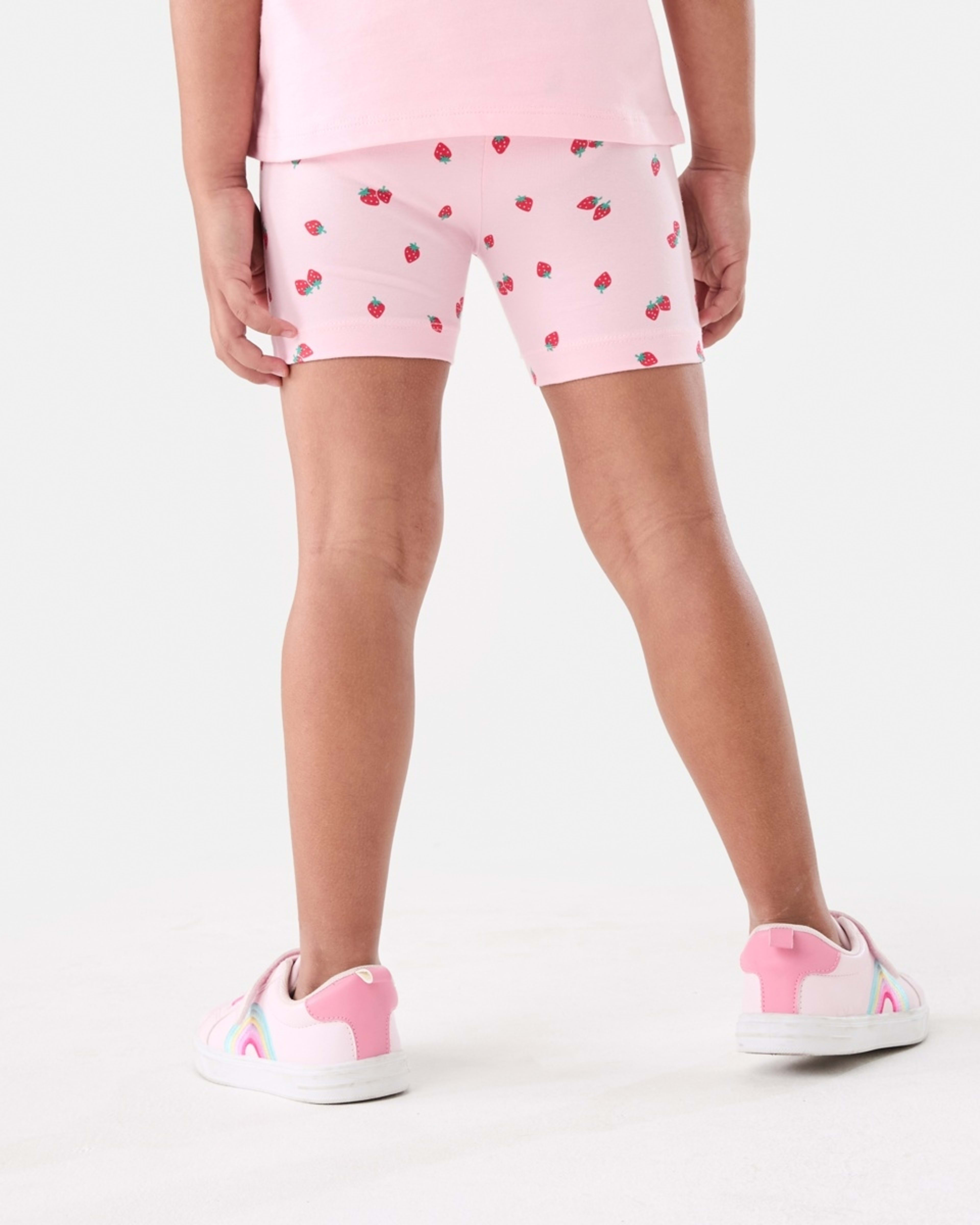 2 Printed Bike Shorts Strawberry, 2 of 8