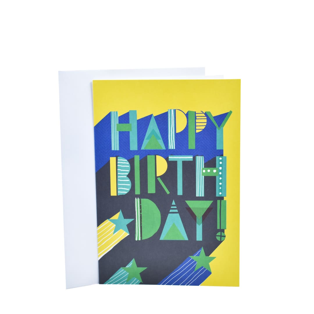 Hallmark Birthday Card Geometric Kmart