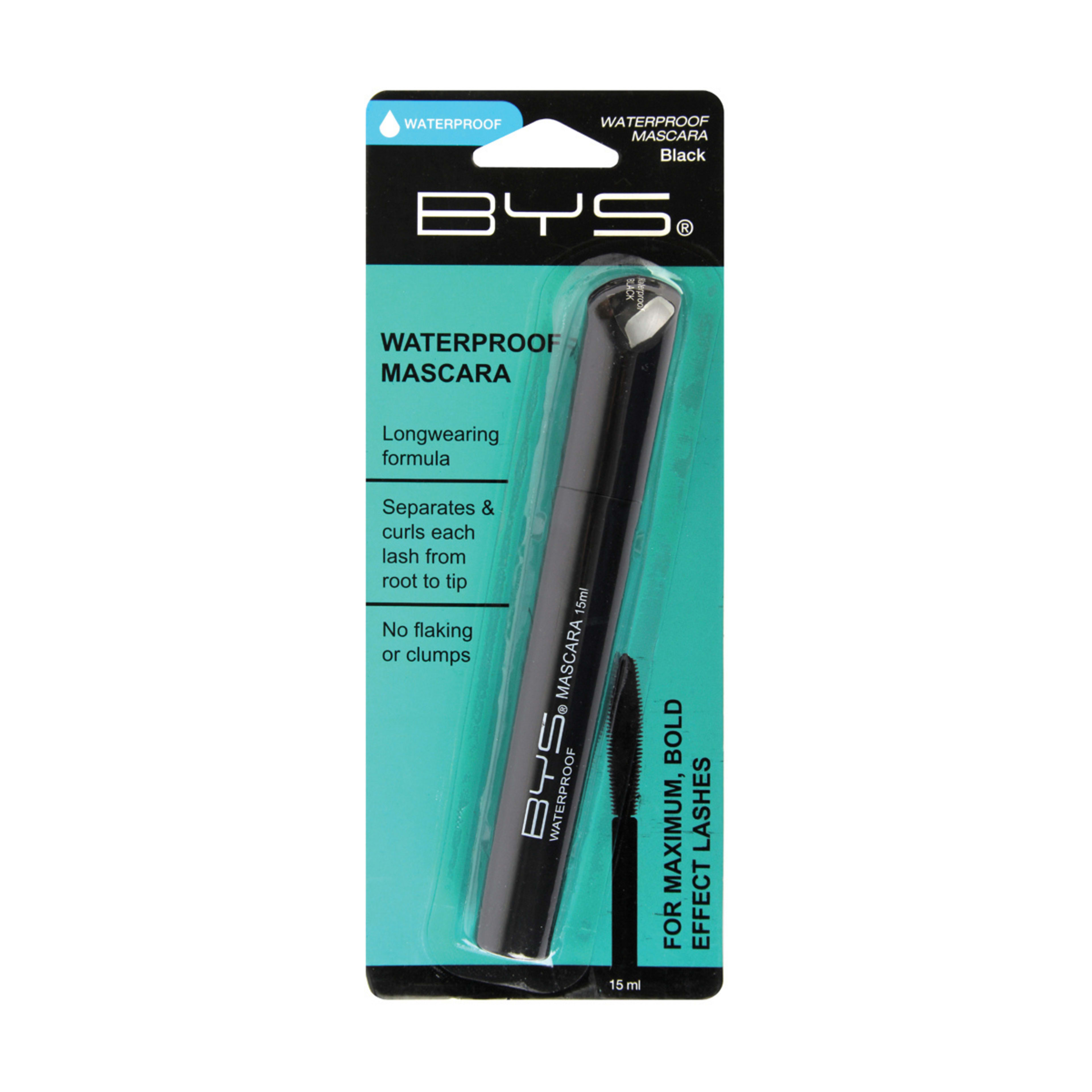 1 BYS Waterproof Mascara 15ml - Black