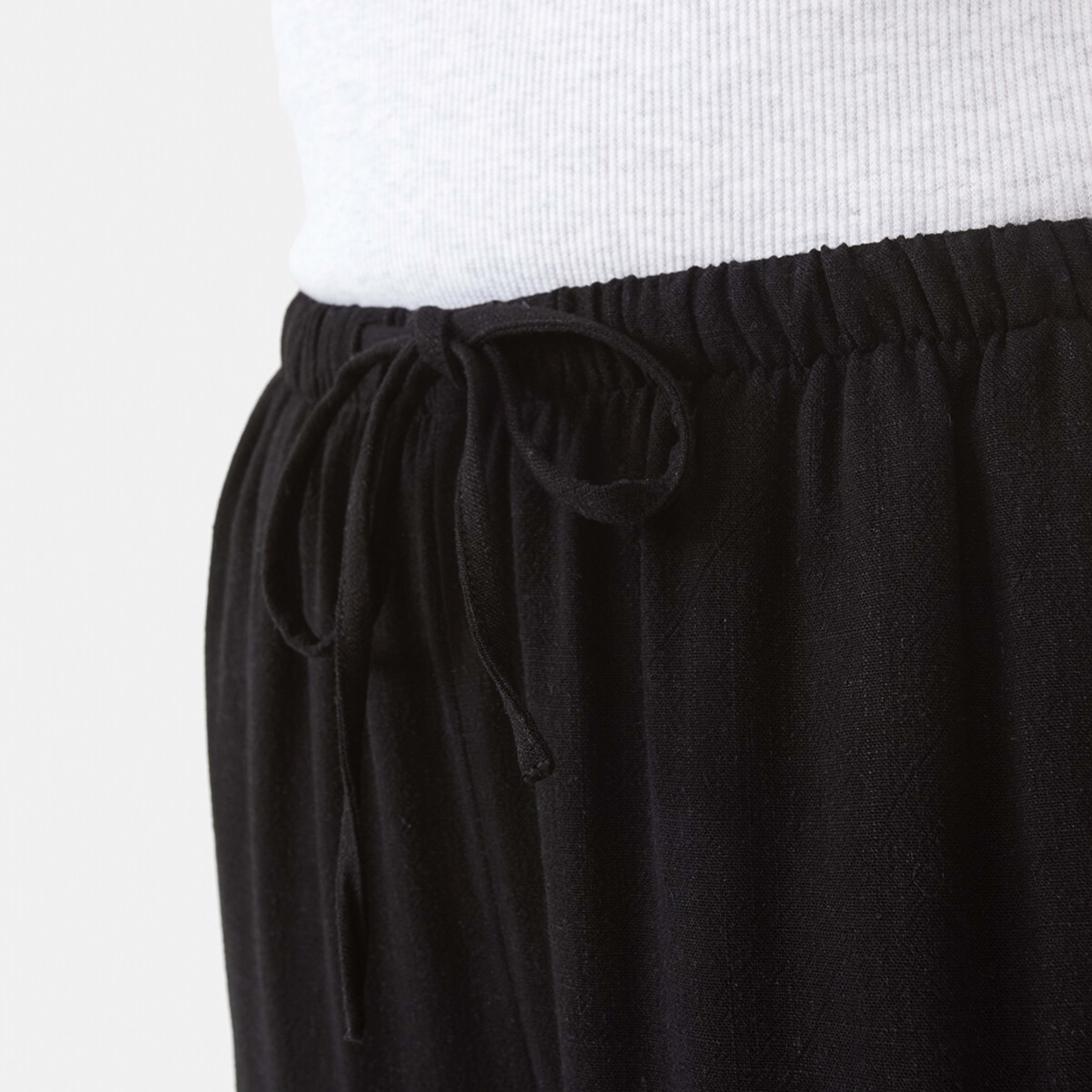 7 Textured Cargo Pants Black, 7 of 9