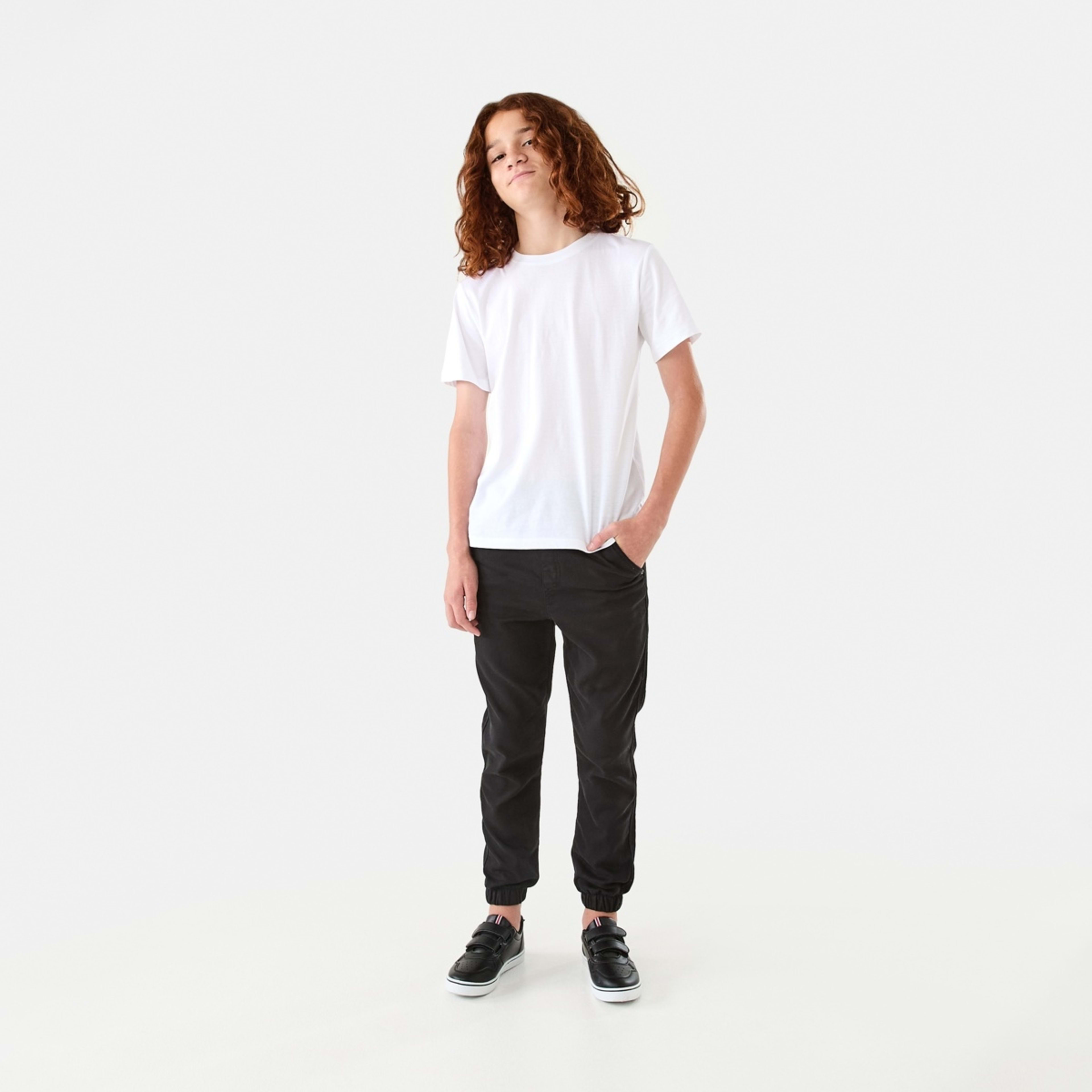 5 Bow Leg Joggers Black, 5 of 8