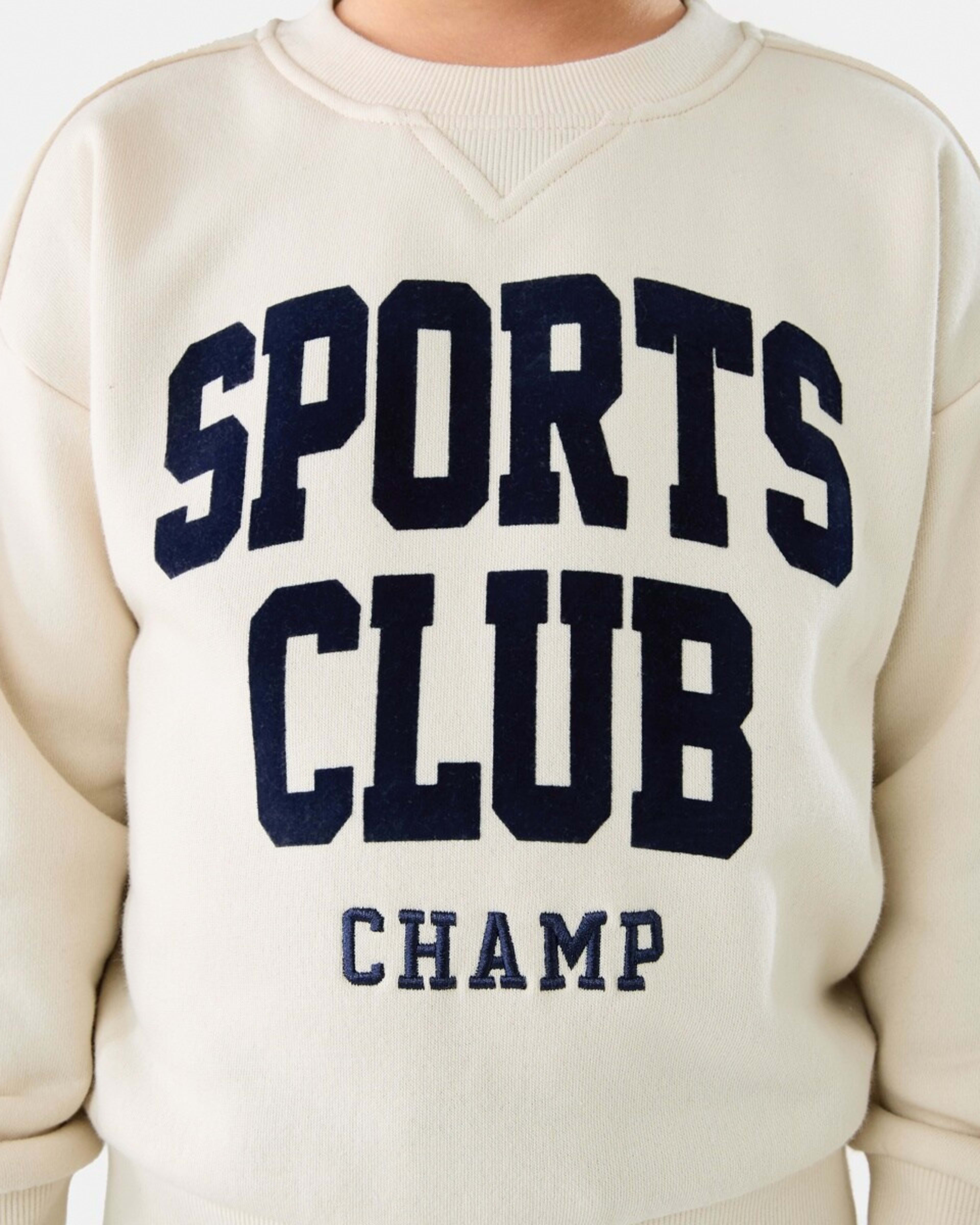 4 Print Crew Neck Sweatshirt Bge Varsit, 4 of 6