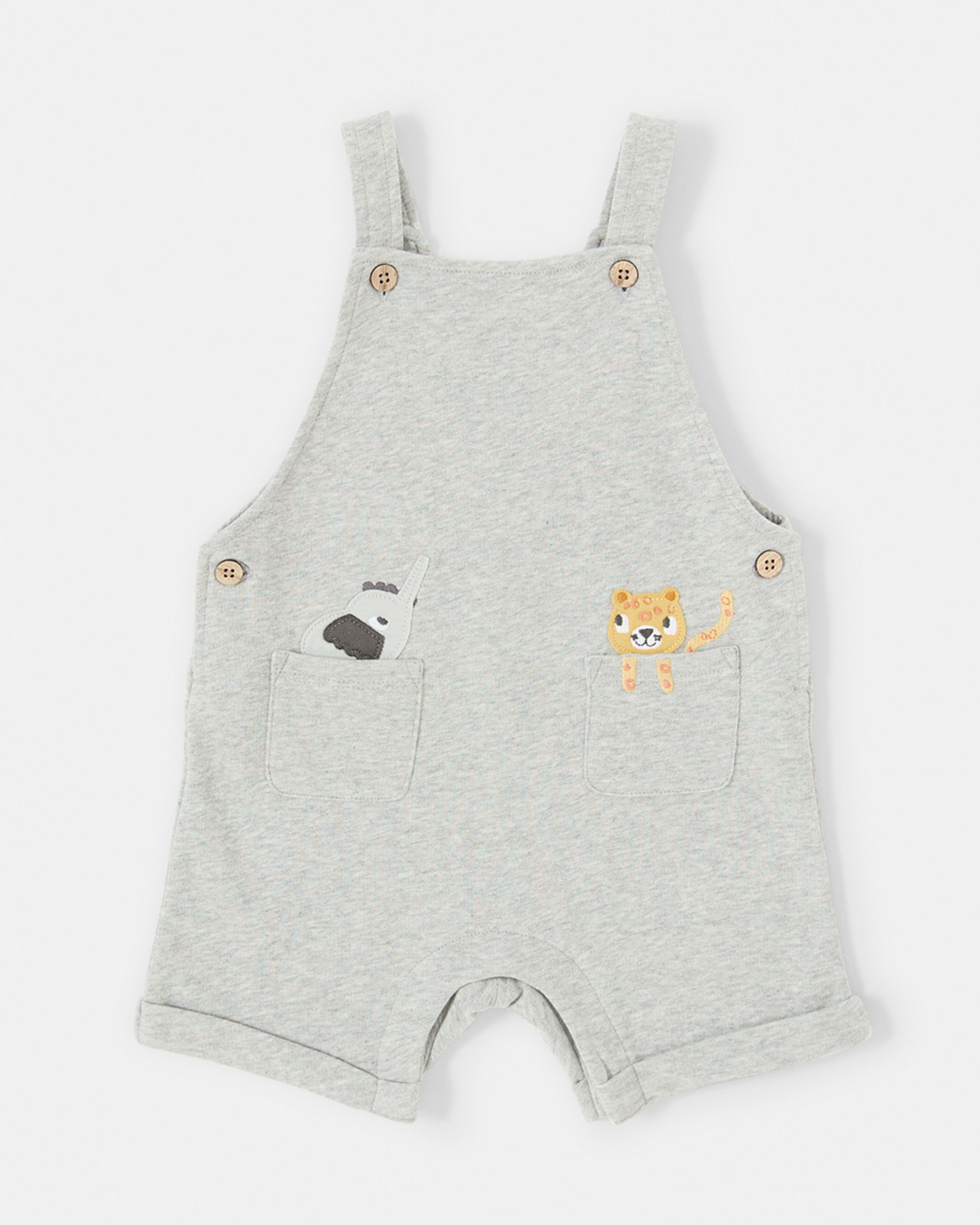 4 Knit Dungaree Set Animals, 4 of 7