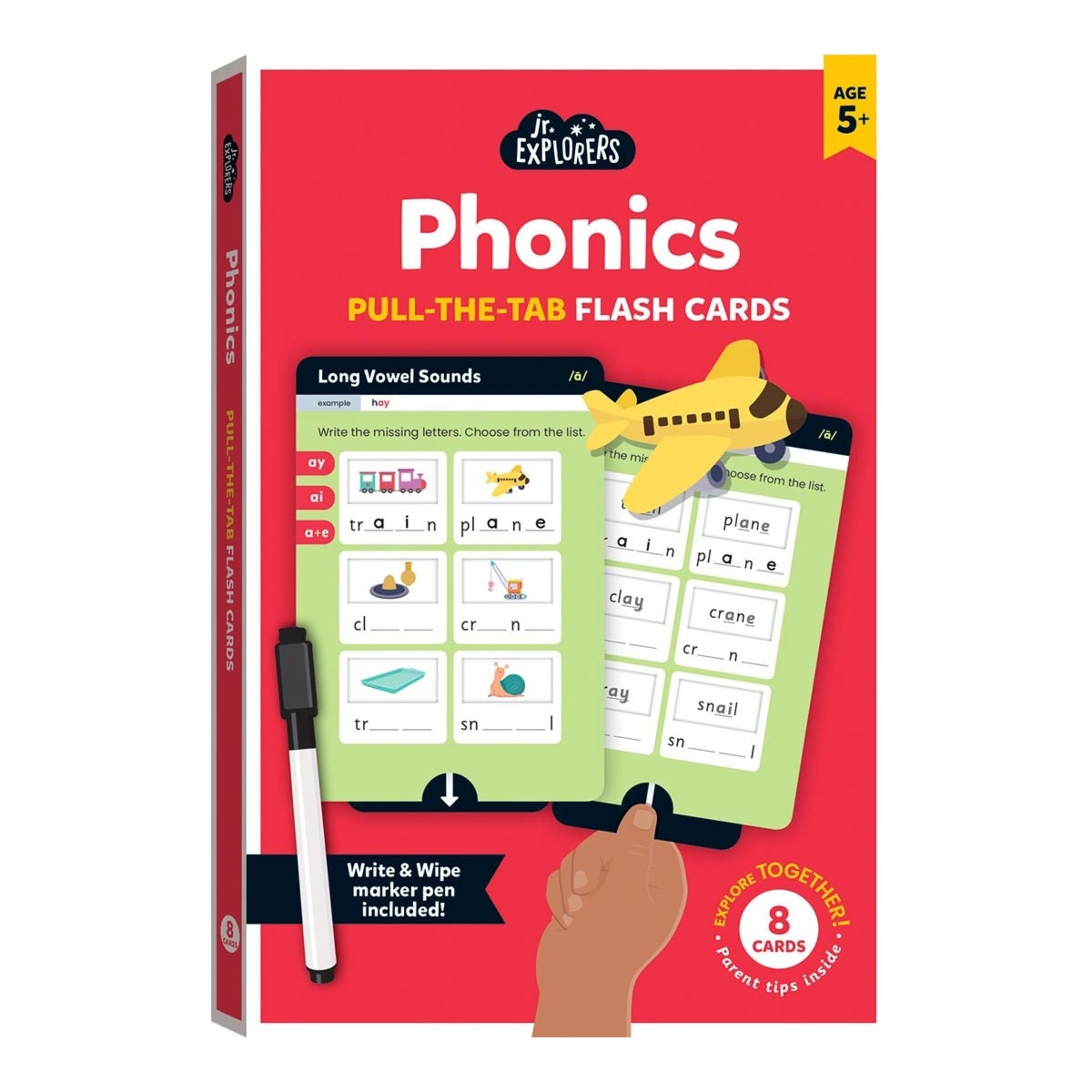 Jr. Explorers Phonics PullTheTab Flash Cards Kmart