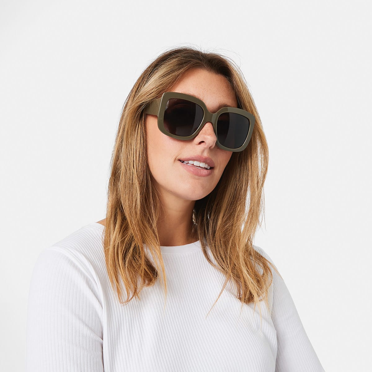 Large Classic Square Frame Sunglasses Kmart