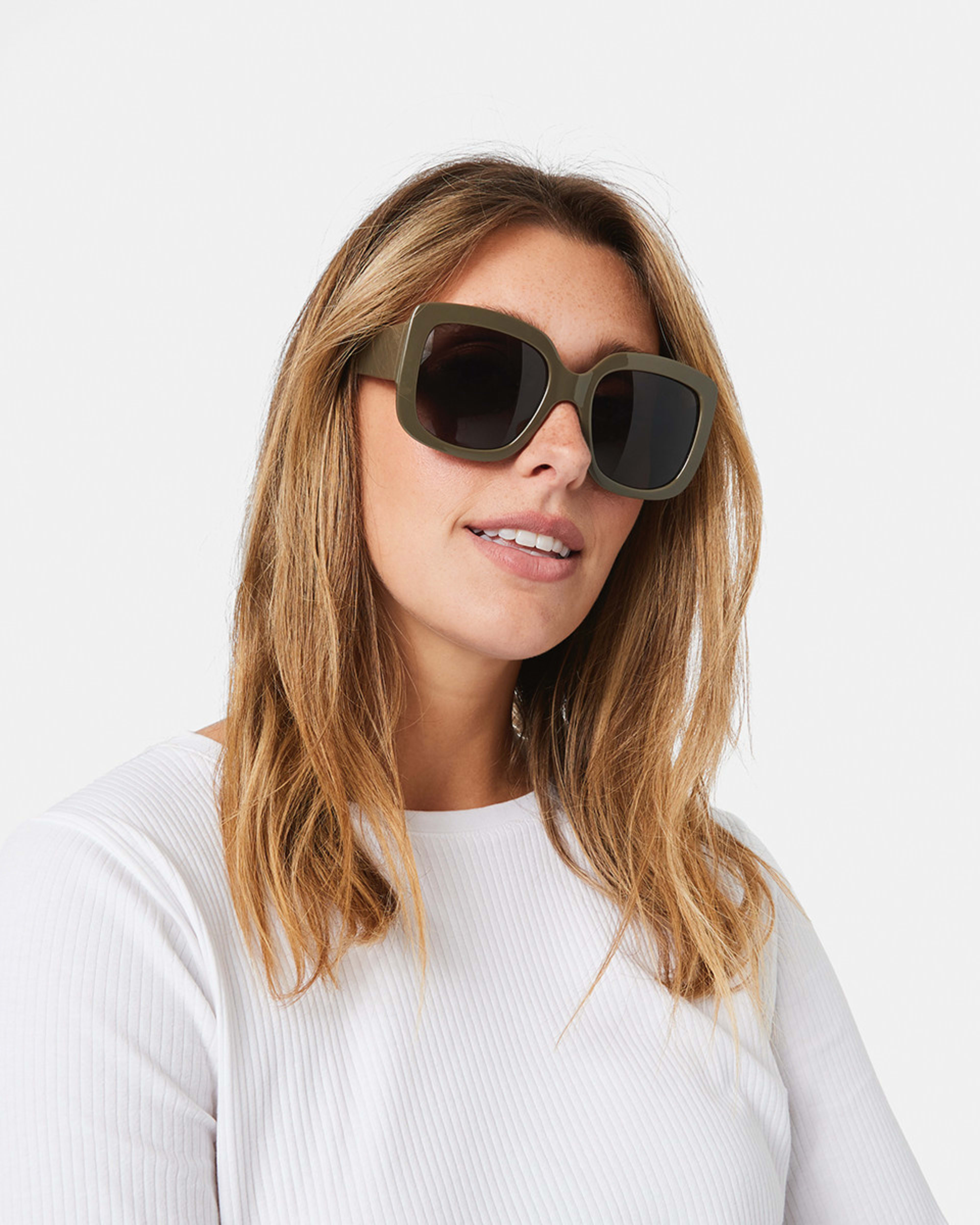 Large Classic Square Frame Sunglasses Kmart