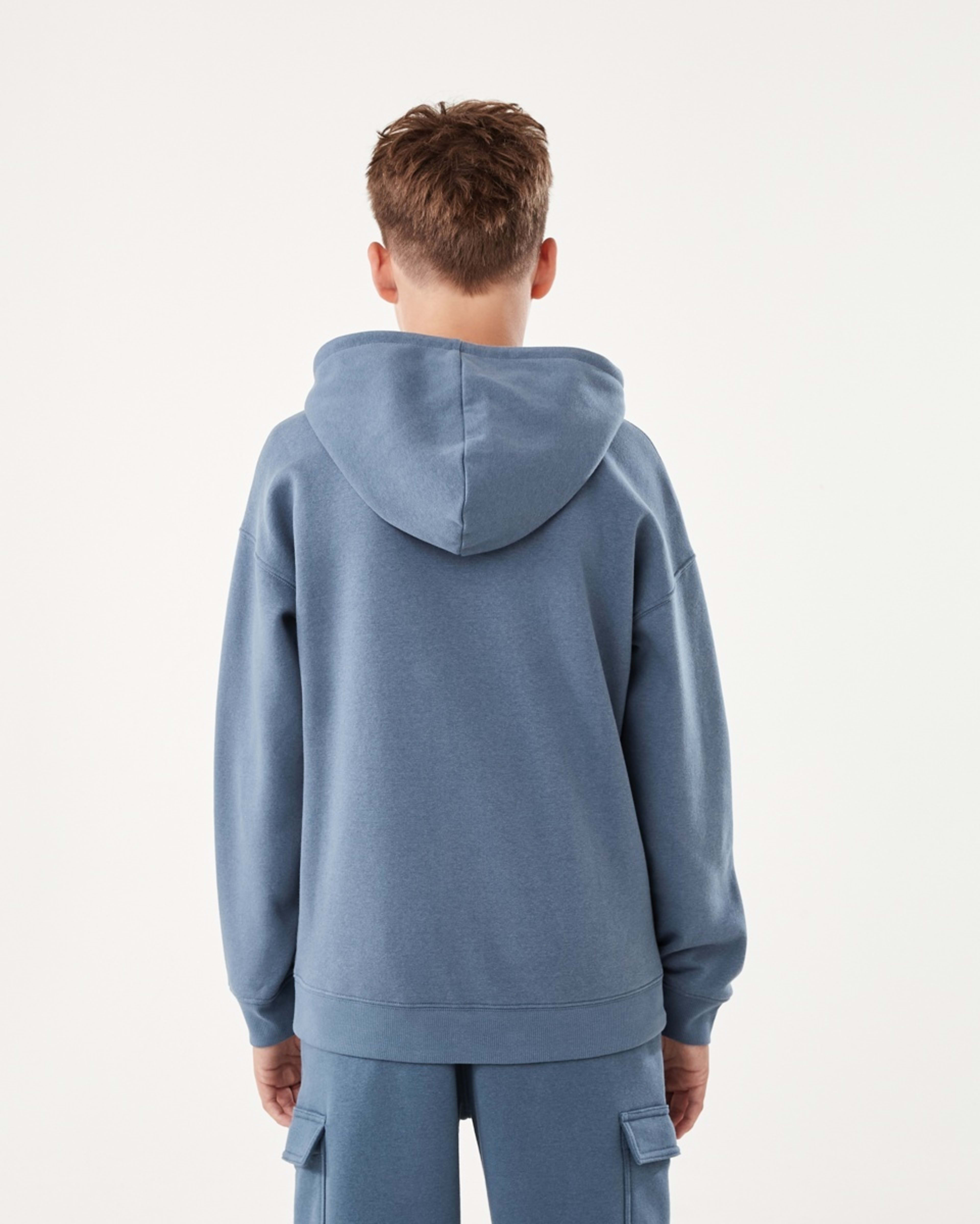 2 Oversized Hoodie With Pocket Vintg Blue, 2 of 10