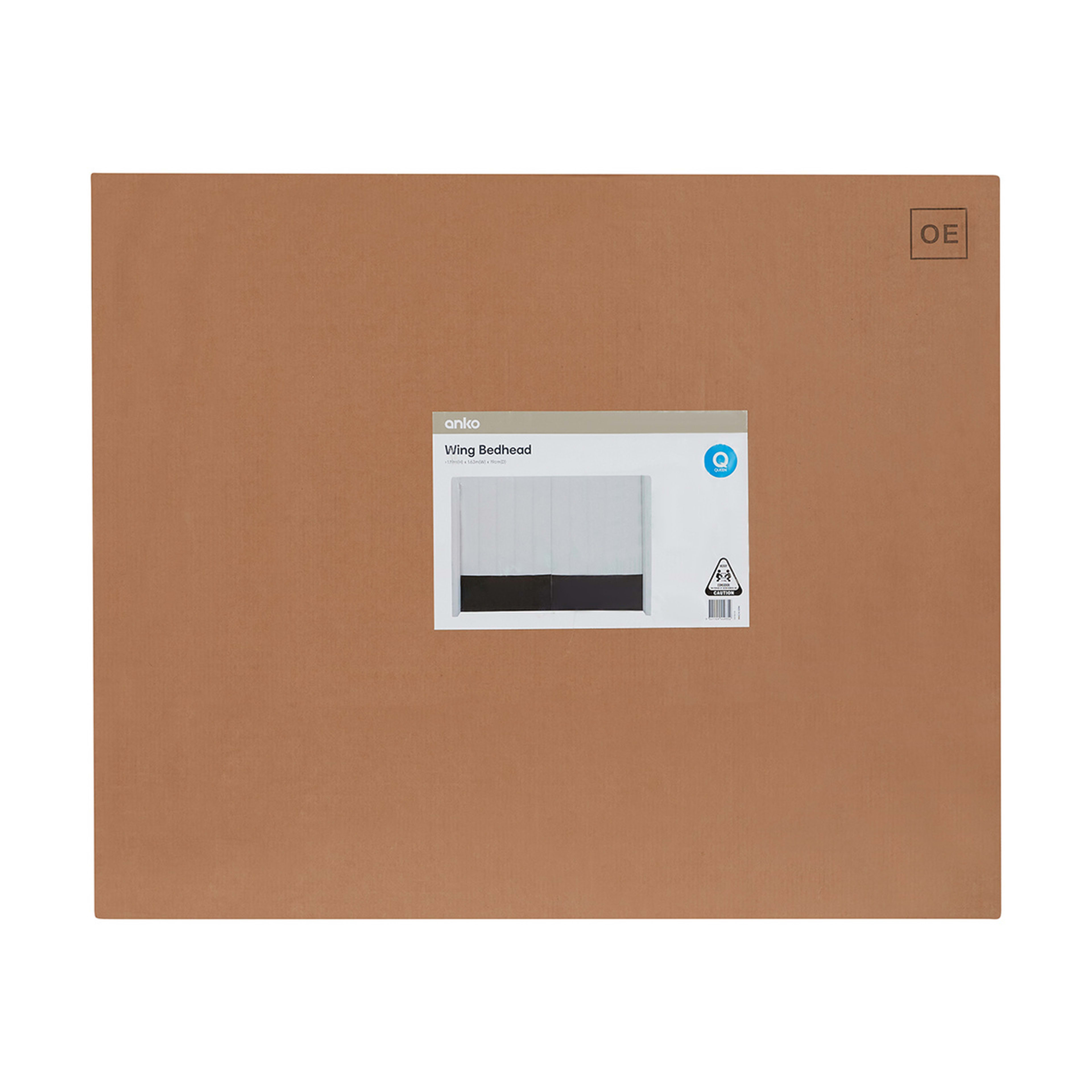 Queen Bed Wing Bedhead Kmart