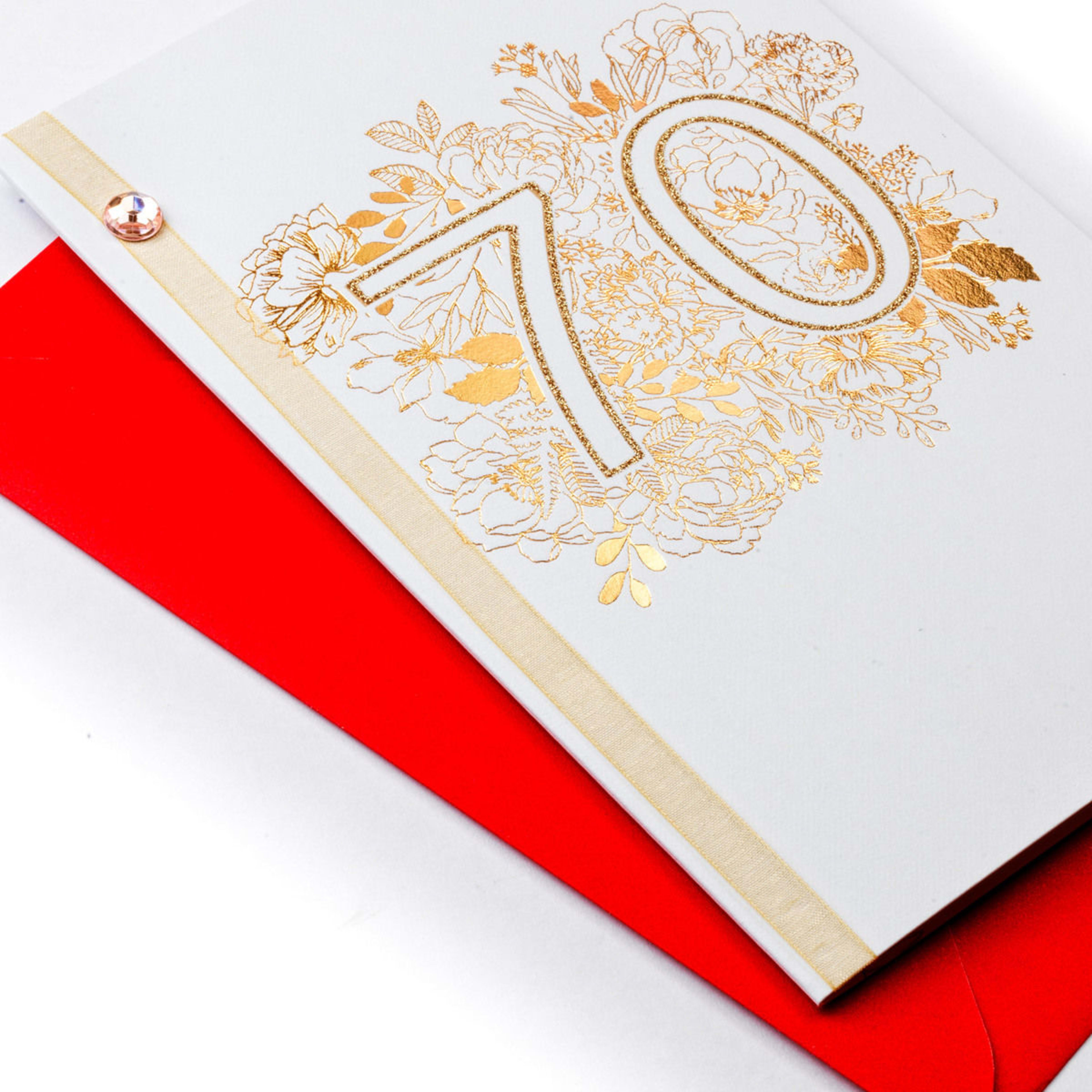 3 Hallmark Birthday Card for Age 70 - Rose Gold, 3 of 3