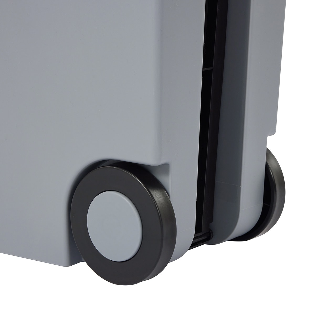 30L Pedal Bin with Wheels Grey Kmart