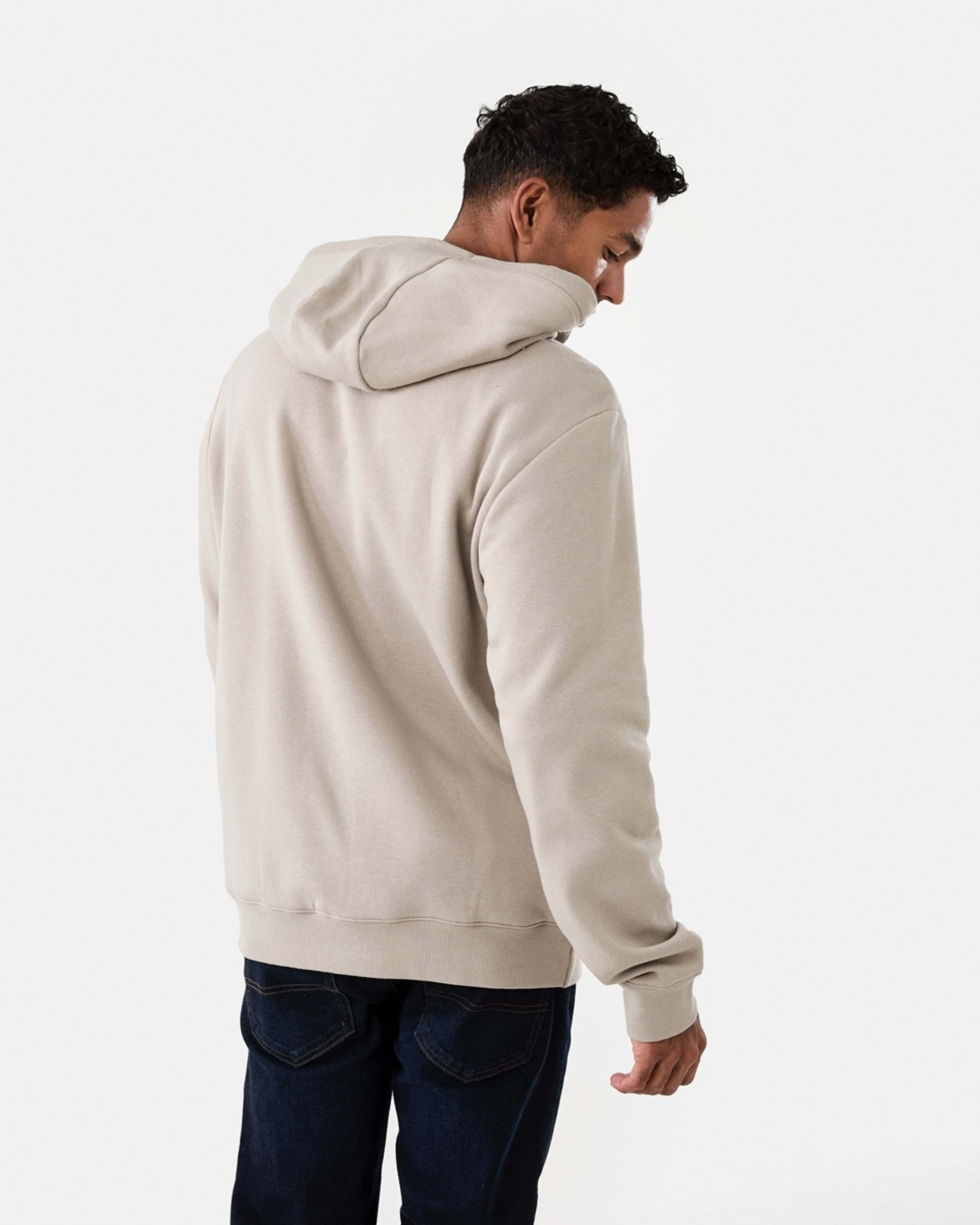 5 Comfort Zip Through Hoodie Mid Sand, 5 of 8