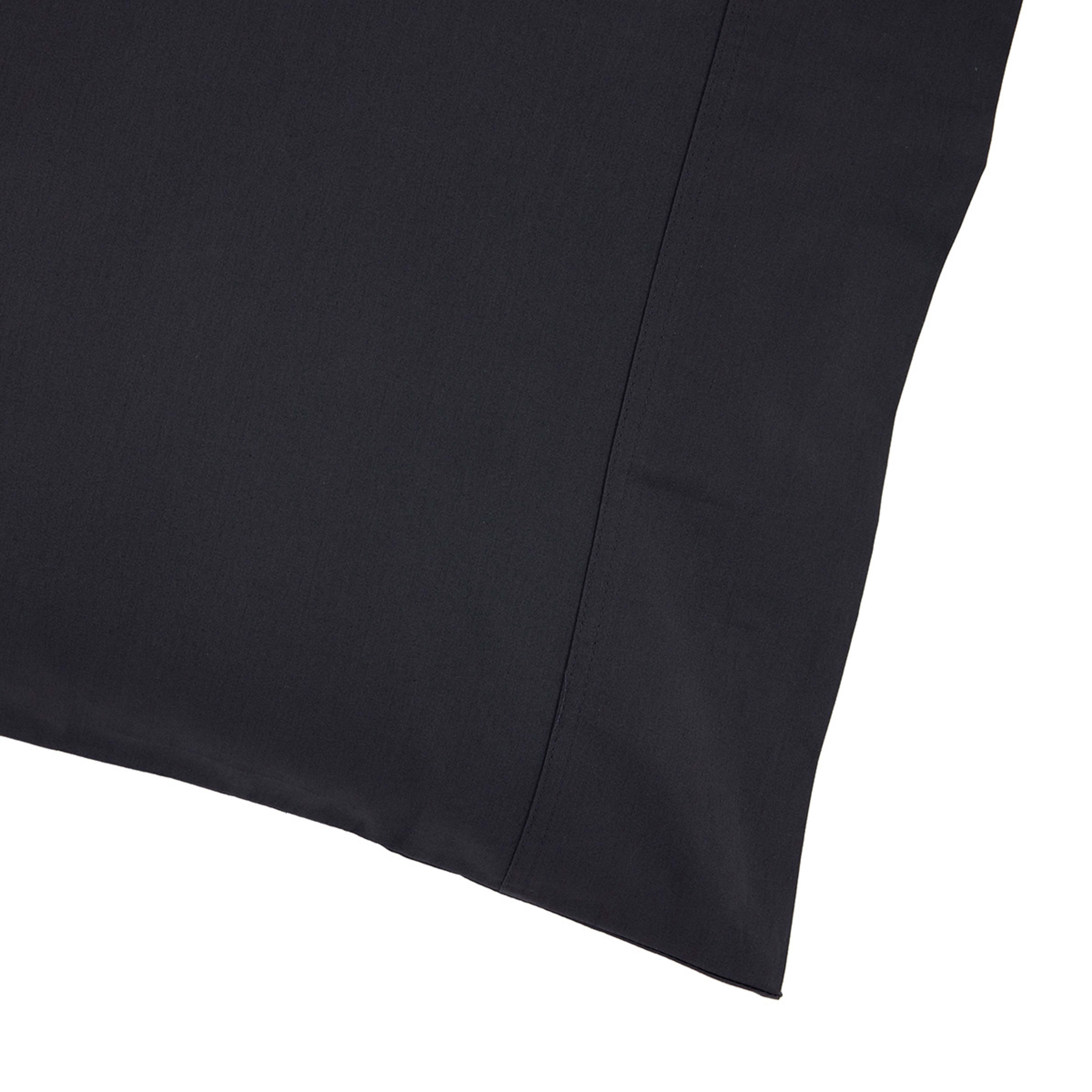 3 2 Pack 500 Thread Count Australian Grown Cotton Standard Pillowcases - Anthracite, 3 of 5