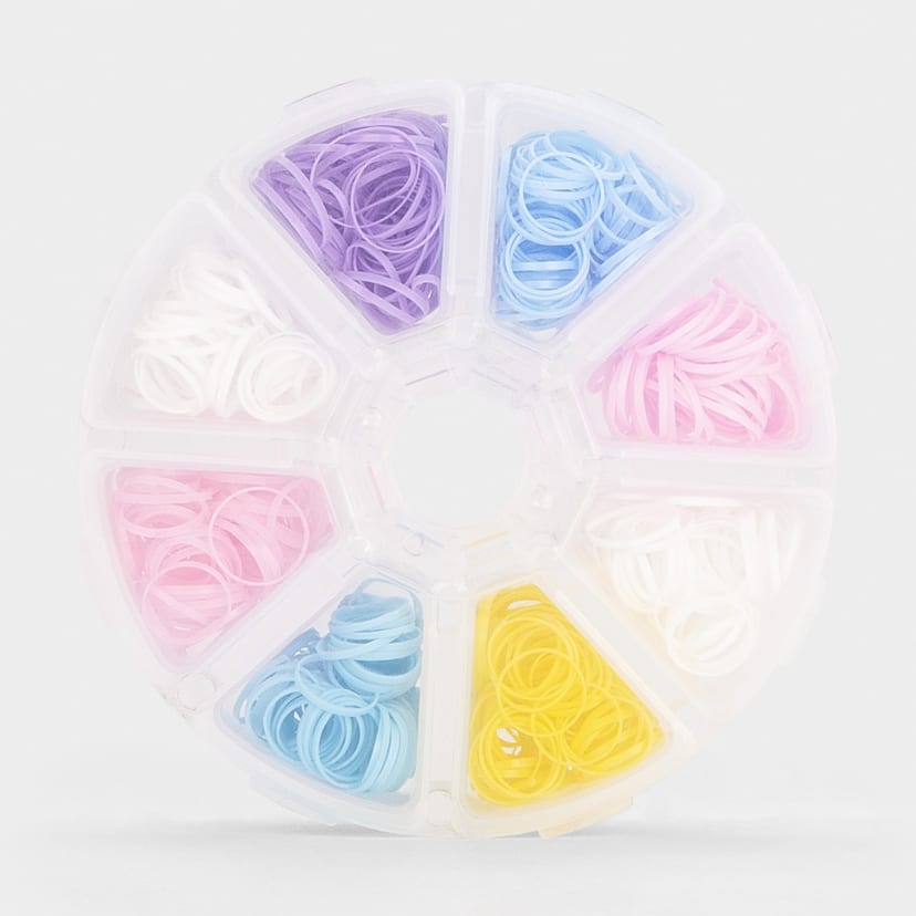 Silicone Hair Ties Rainbow Kmart