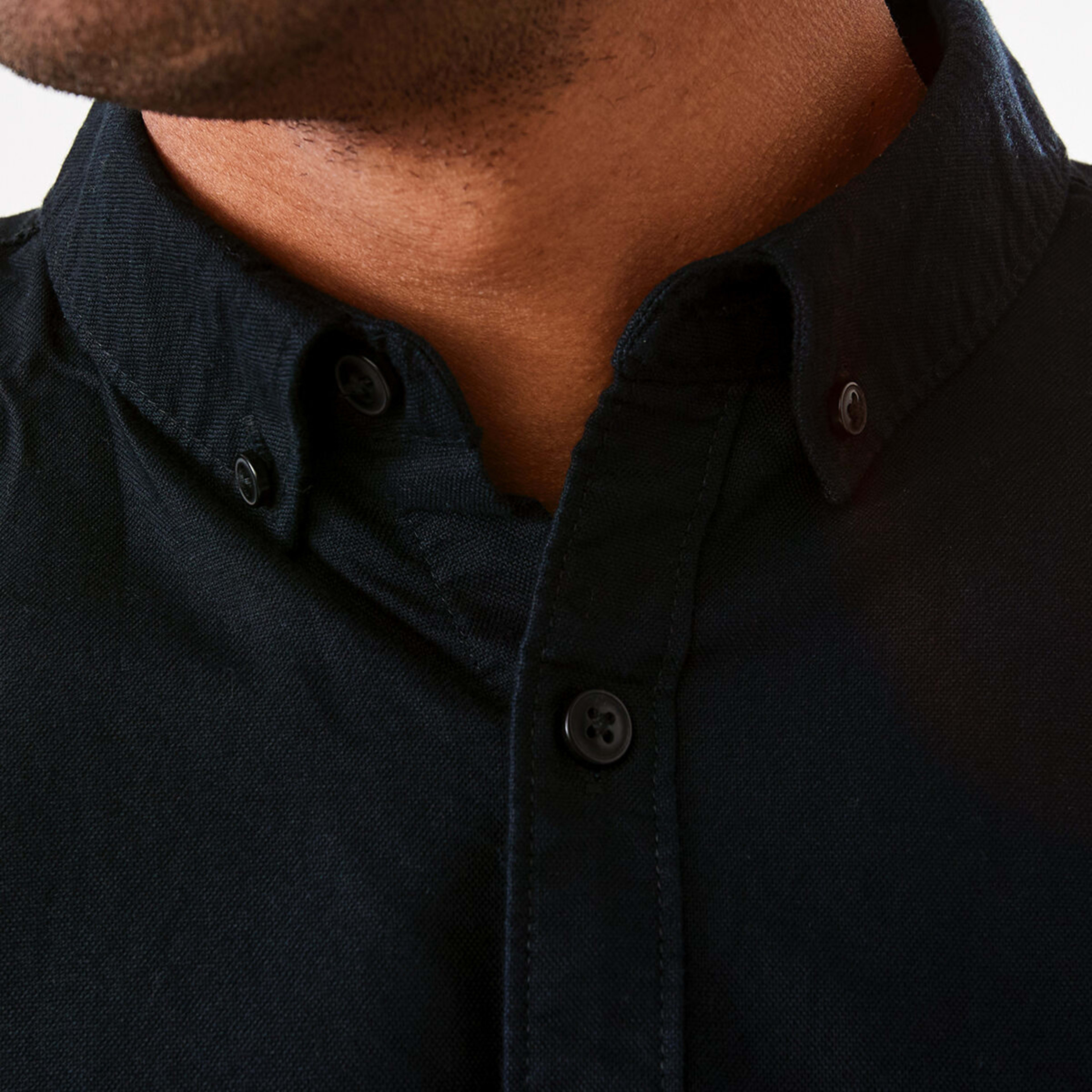 5 Long Sleeve Oxford Shirt Black, 5 of 7