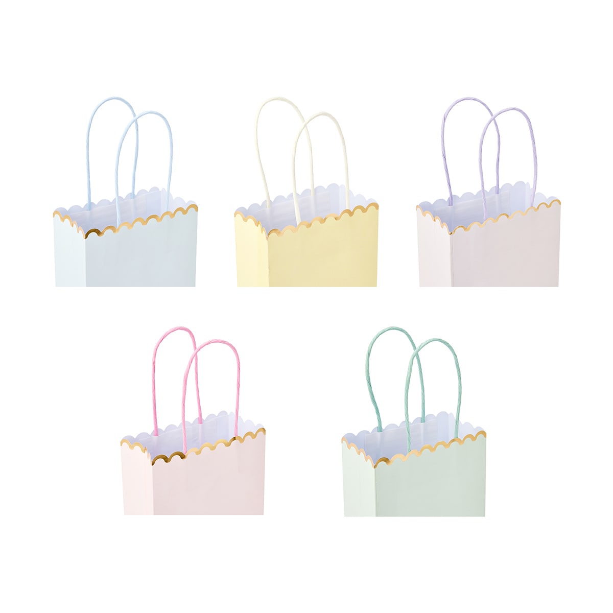 5 Pack Pastel Party Loot Bags Kmart